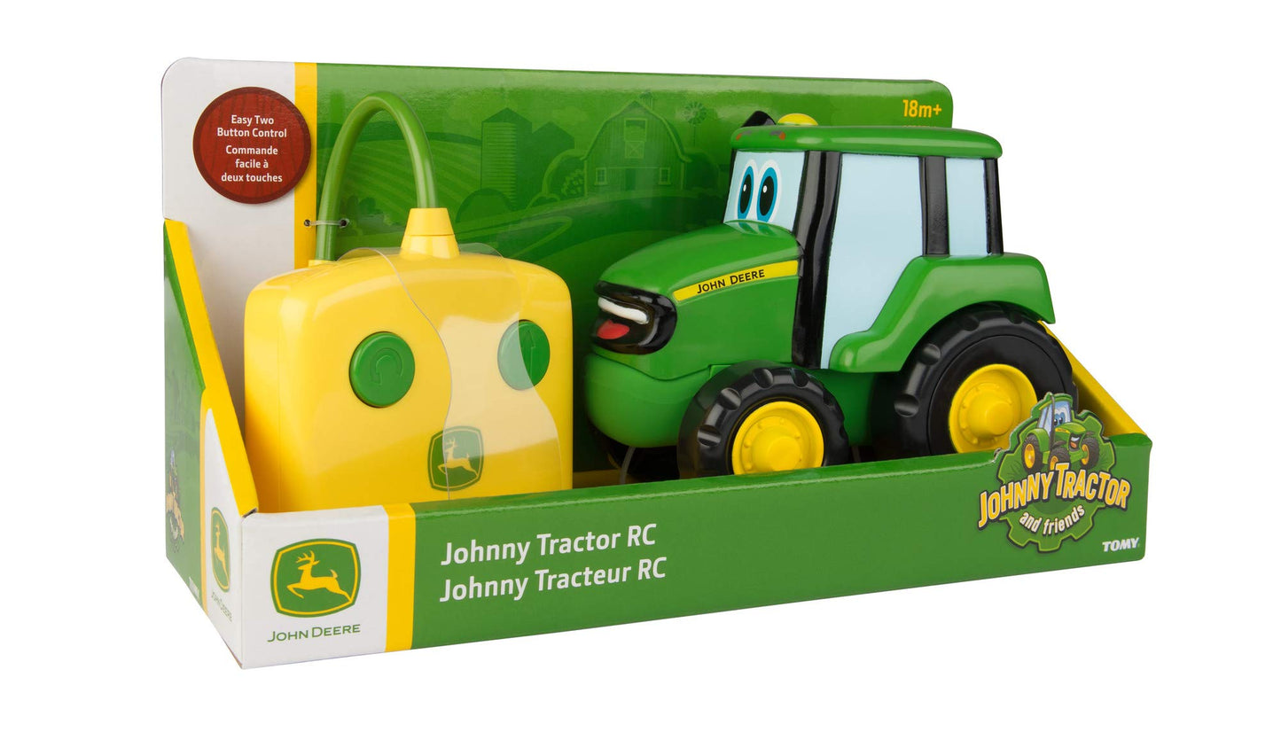 Tomy John Deere Remote Control Johnny Tractor Toy, Green