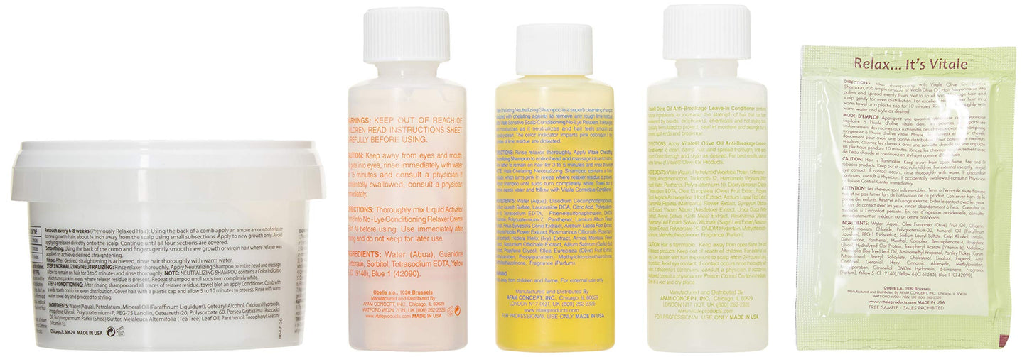 Vitale Olive Oil Relaxer Touch Up Kit, Regular, 1 Ea, 1count