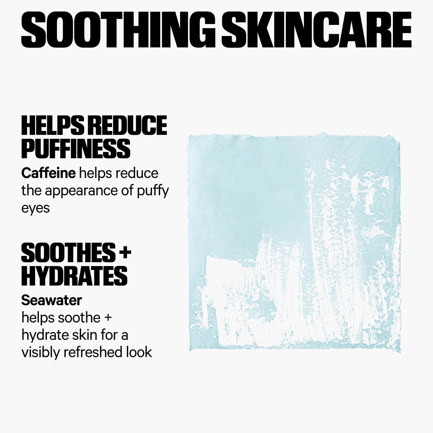 Milk Makeup Cooling Water Under Eye Gel Stick – Hydrates, Reduces Puffiness with Caffeine & Seawater – Vegan, Travel Size 1 oz