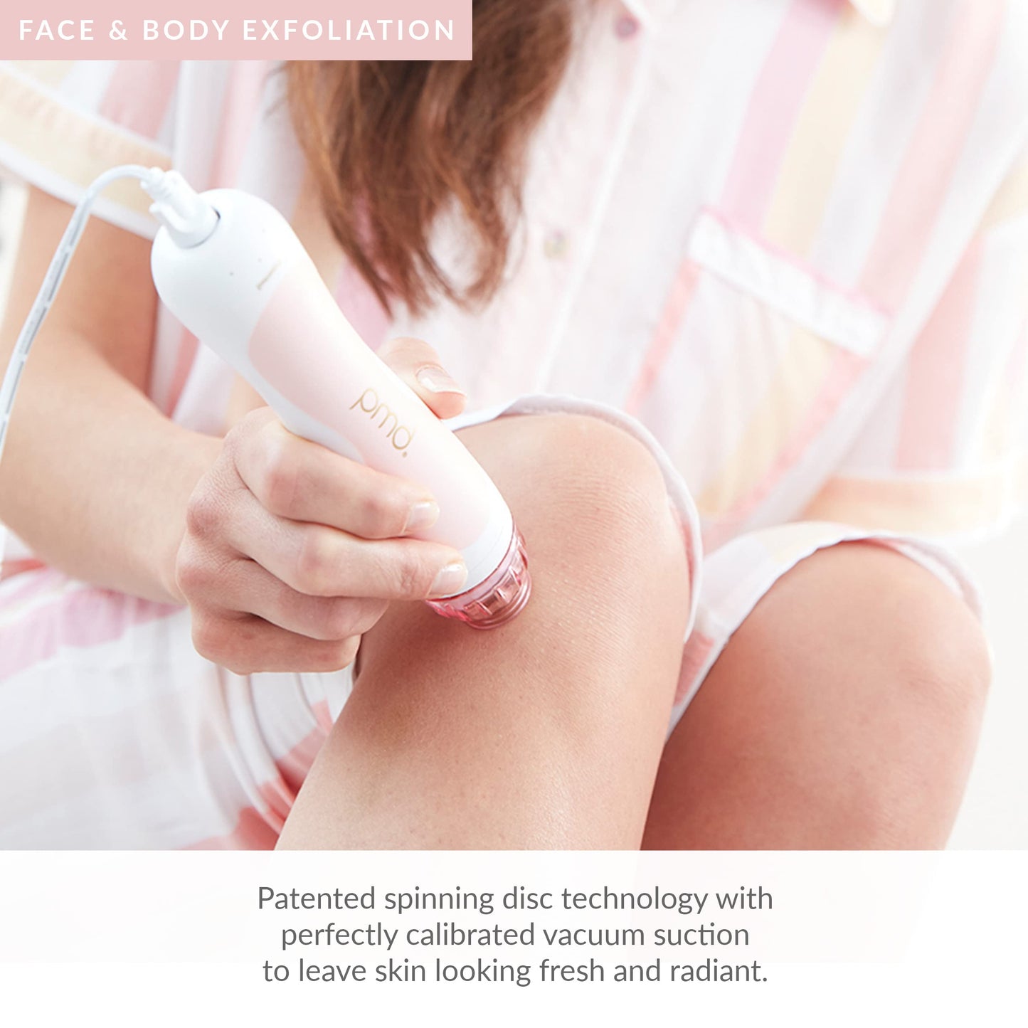 PMD Personal Microderm Classic – At-Home Microdermabrasion Kit for Face & Body, Exfoliator Tool with Recovery Mask & Blush