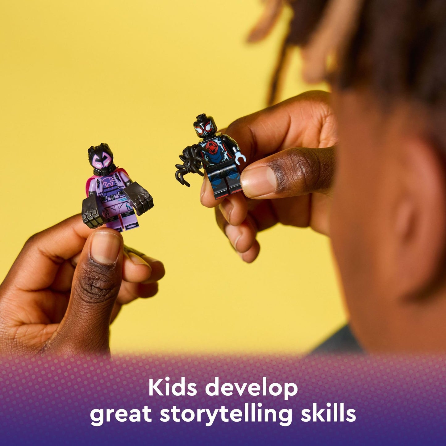 LEGO Spider-Man: Across the Spider-Verse Minifigures 6-Pack – Action Figures for Kids 5+, Pretend Play Toy Gift, 66797