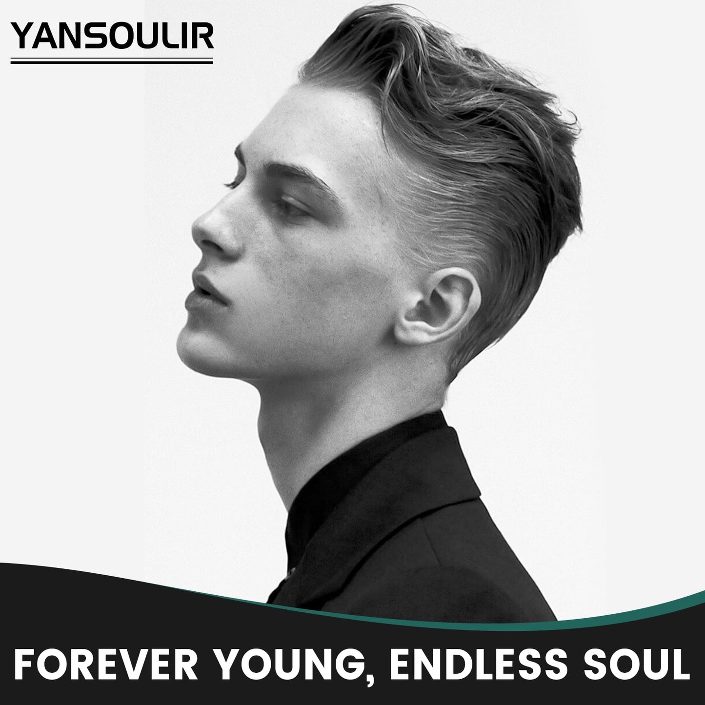 Yansoulir Men's Sea Salt Spray – Natural Hair Texturizer with Sea Salt, Kelp & Aloe Vera for Added Volume, Texture & Soft Hold – 7 oz