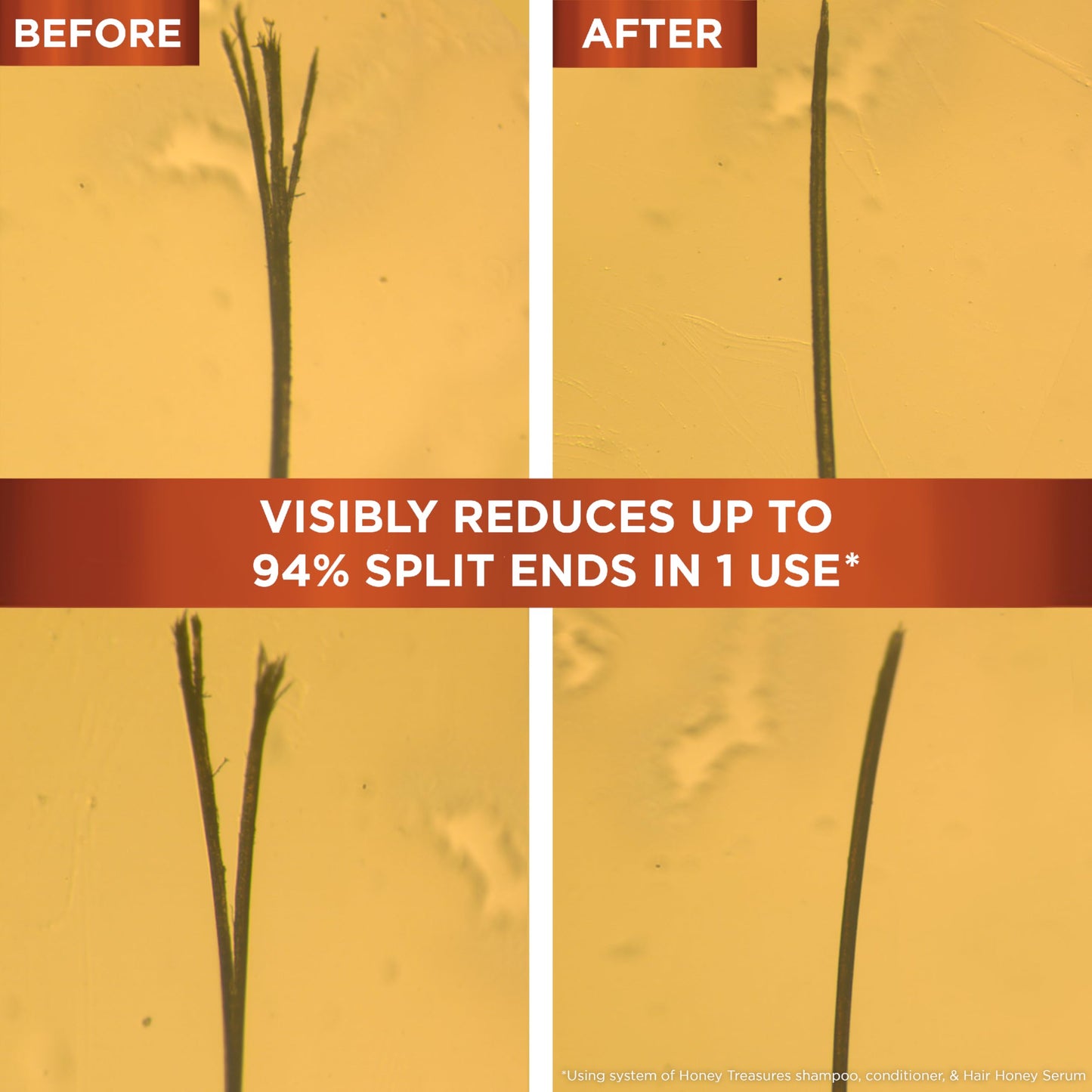 Garnier Whole Blends Honey Treasures Repairing Shampoo and Conditioner Set for Dry, Damaged Hair, 22 Fl Oz (2 Items), 1 Kit (Packaging May Vary)