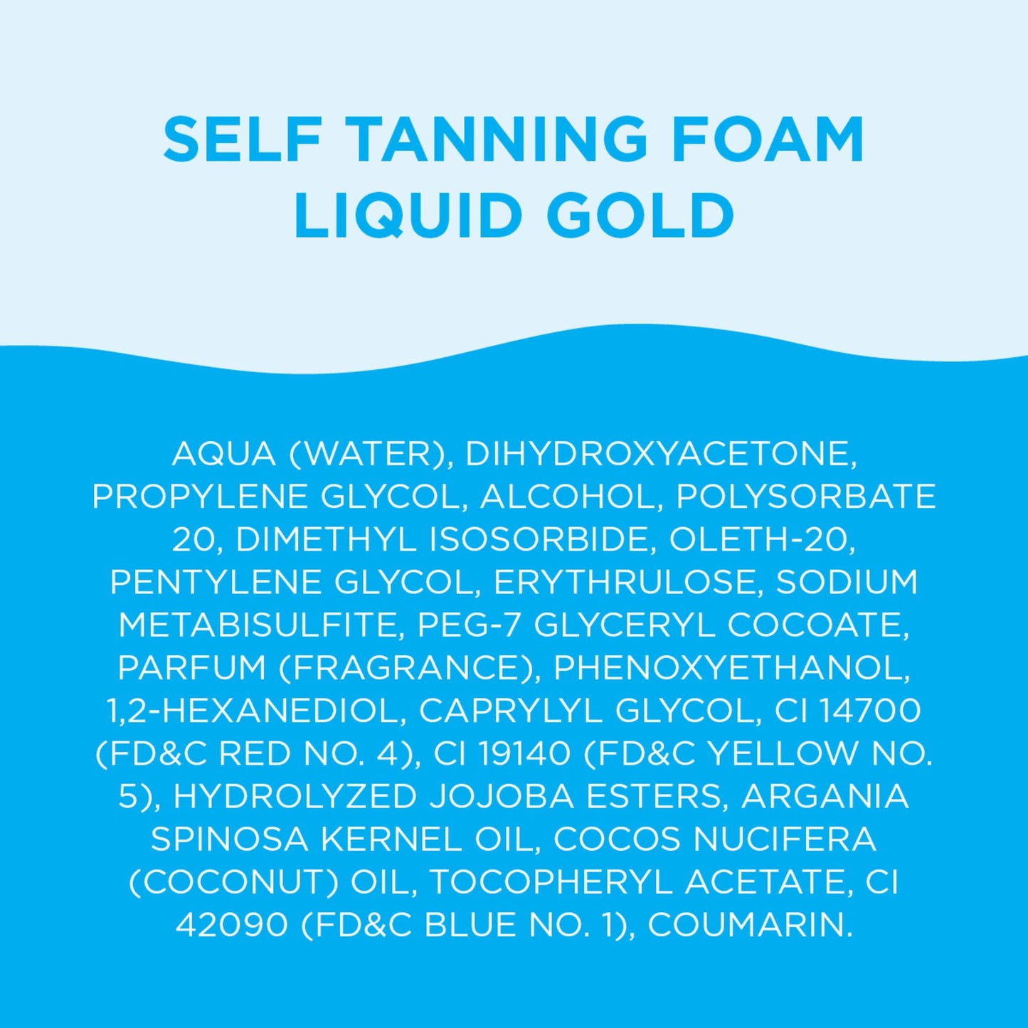 Bondi Sands Liquid Gold Self Tanning Foam | Lightweight + Quick Dry Foam Enriched with Argan Oil, Provides a Hydrated Streak-Free Tan | 6.76 Oz/200 mL
