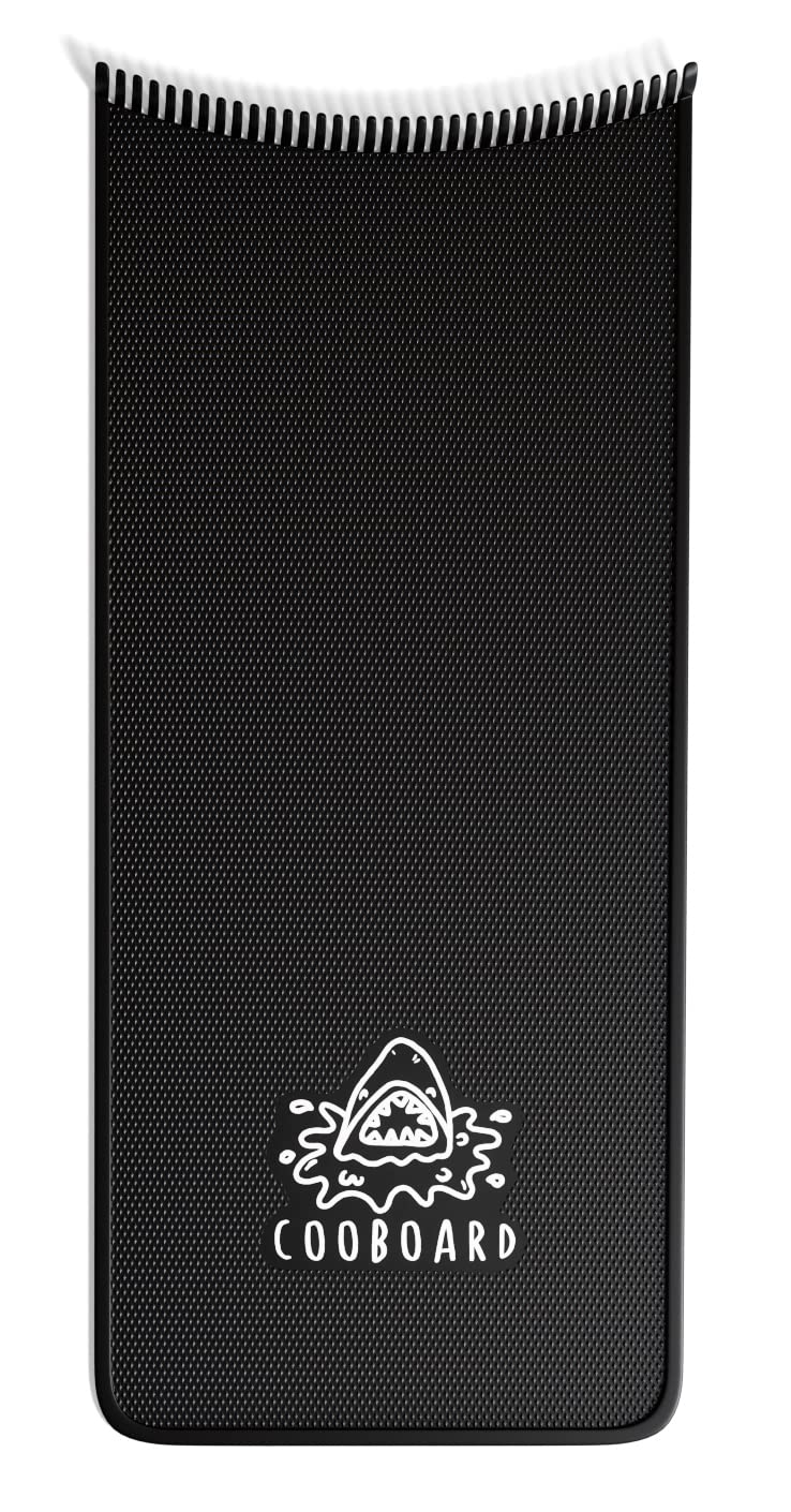 Cooboard Balayage Board with Teeth – Original Highlighting Paddle for Hair Stylists | Lightweight, Sturdy & Easy to Clean (Black)