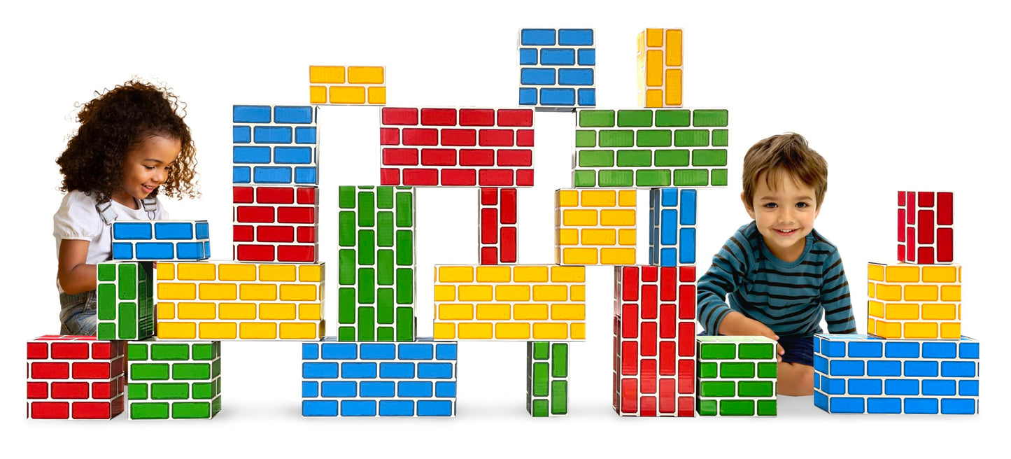 Teacher Created Resources Easy-Stack Cardboard Blocks 24 Piece Set (TCR11531)