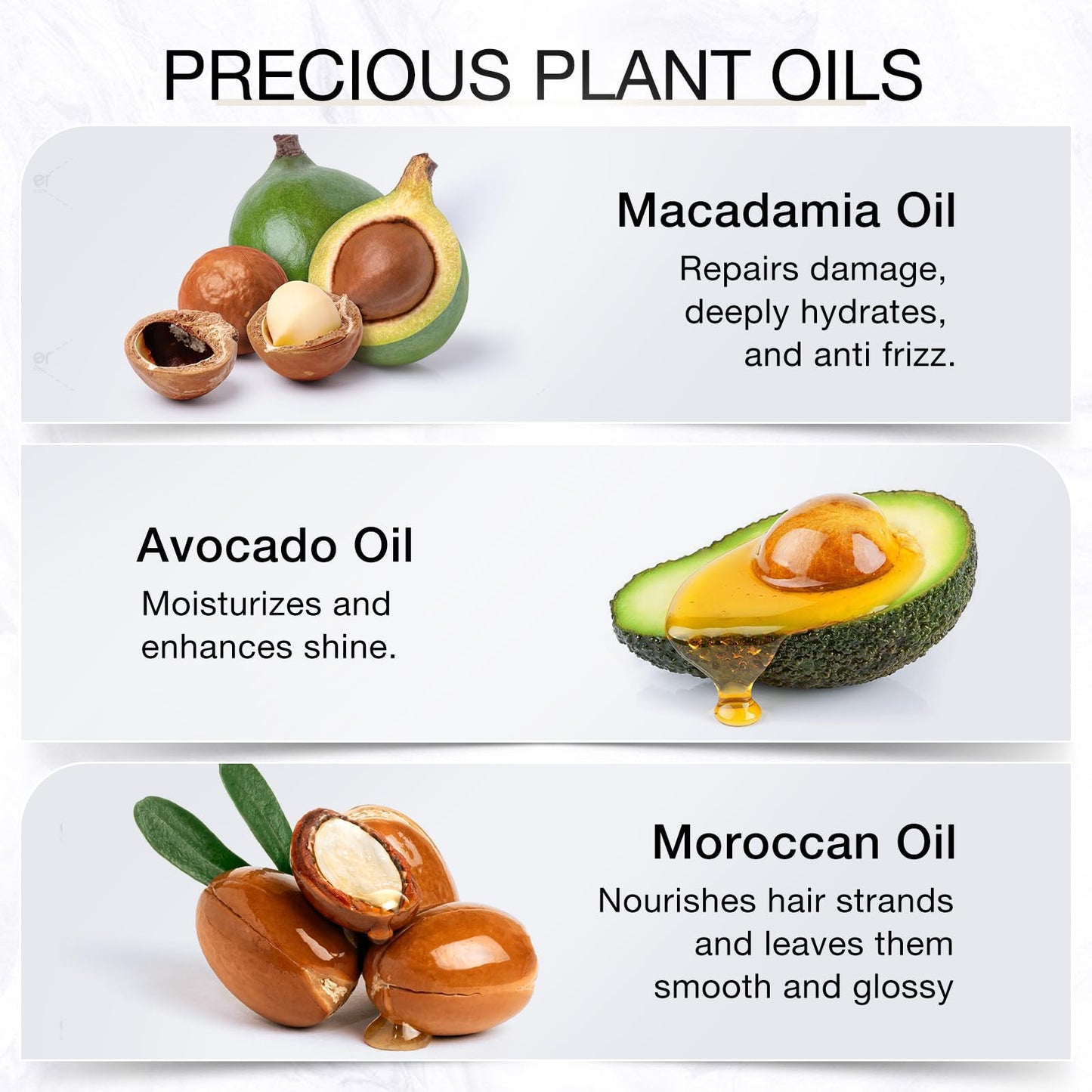 Hair Oil Capsules with Argan, Macadamia & Avocado Oils – No Rinse Serum with Vitamins A, E & Pro B5 – Shine & Strength for Women & Men, 40 Ct