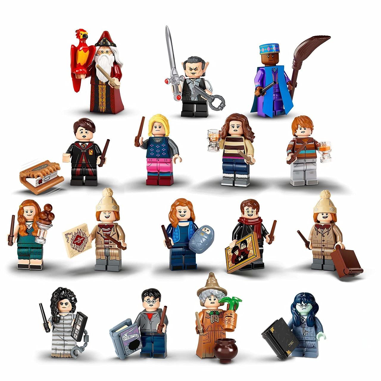 LEGO Harry Potter Minifigures Series 2 (71028) – 1 of 16 to Collect, Includes Harry, Hermione & Ron, Fun Collectible for Kids