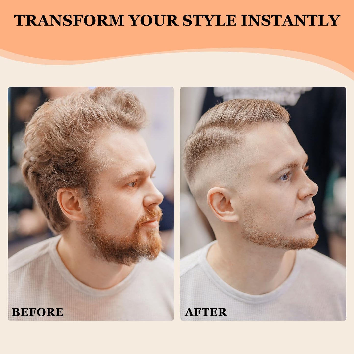 GRIMSON Hair Clay for Men – Strong Hold, Matte Finish, Adds Texture & Thickness, Easy to Apply & Wash Out – All Hair Types, 100g / 3.5oz