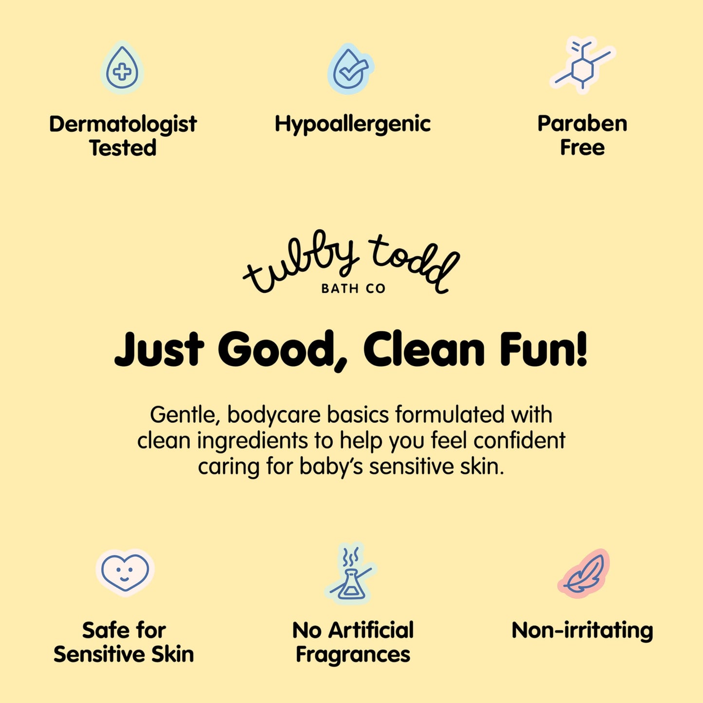 TUBBY TODD Kids Hair Detangler Spray 2 Pack (8.5oz Each) – Lemon Crème | Gentle, Moisturizing Detangling Spray with Baobab & Coconut Oil