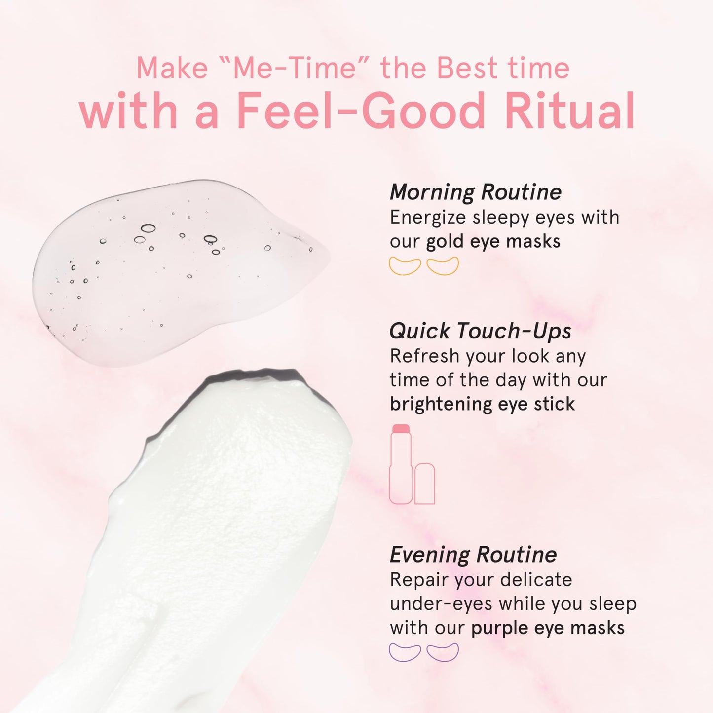 Grace & Stella Under Eye Brightener Balm Stick - Vegan Caffeine Eye Cream for Dark Circles, Puffiness & Wrinkles, Travel Size 0.13oz