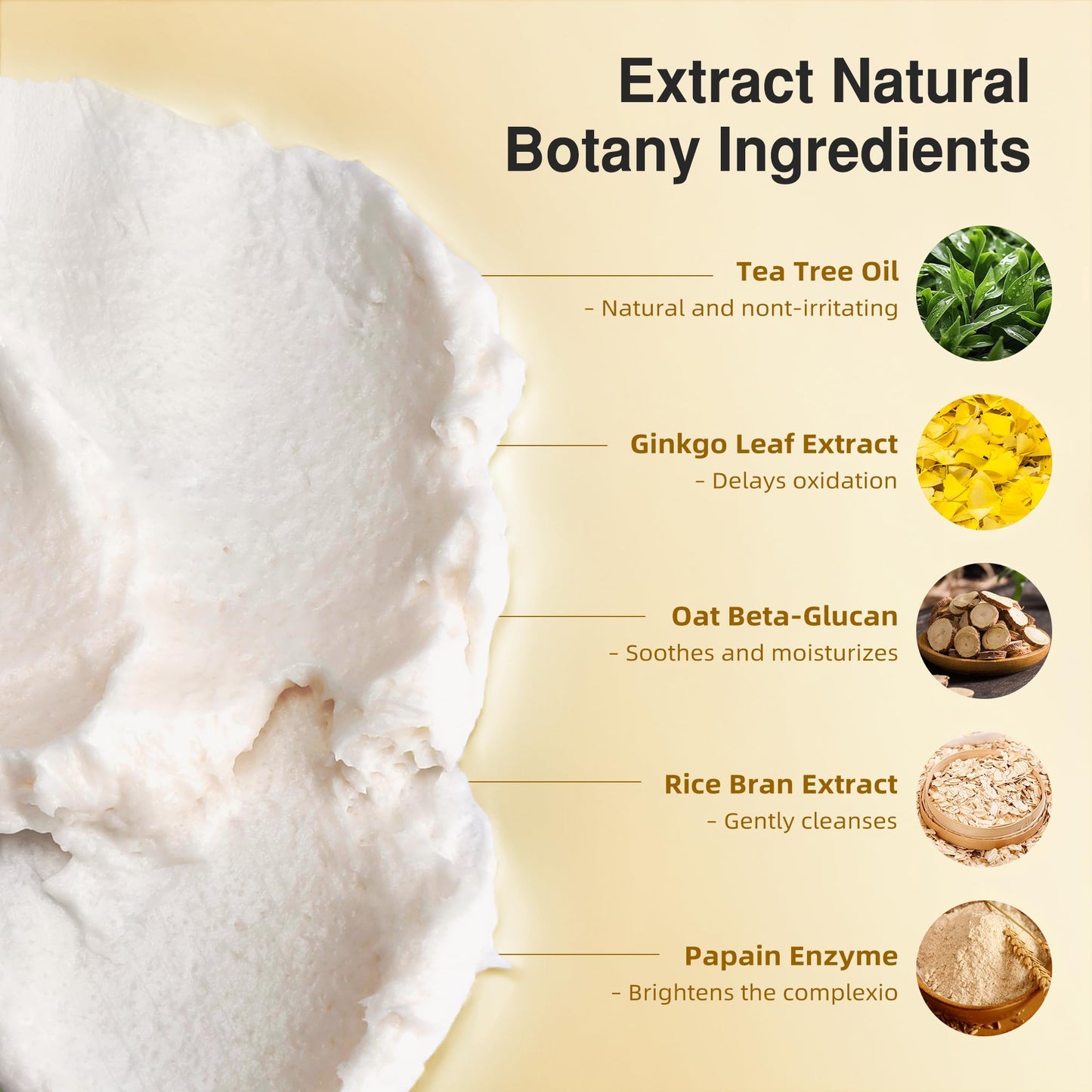 Microdermabrasion Facial Scrub with Rice Extract – Gentle Exfoliator for Smooth, Radiant Skin, Blackhead & Pore Refining, 2.3 fl oz