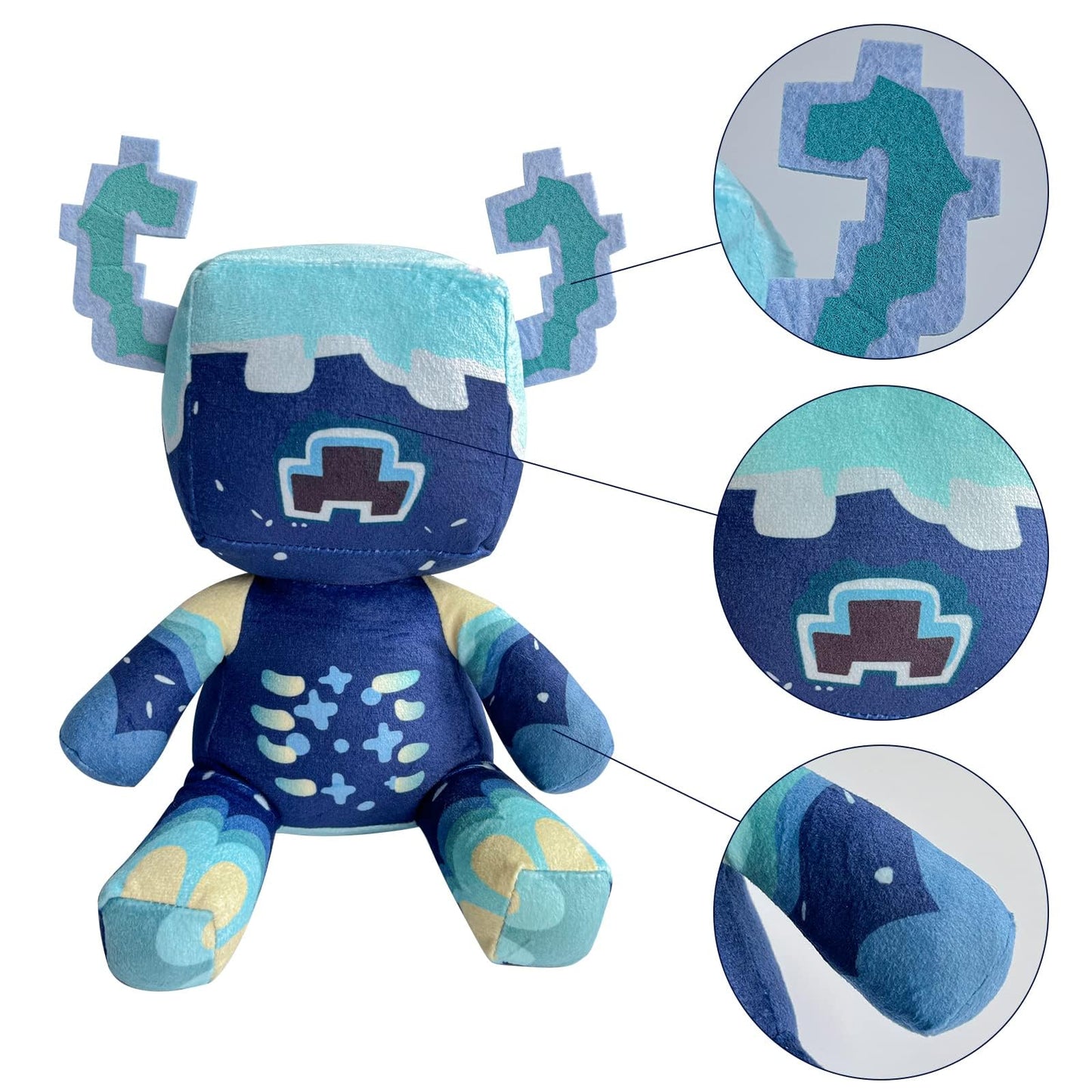 XSLWAN Warden Plush Soft Toy Throw Pillow Decor for Video Game Fans, Kids Party Favors, Holiday and Birthday Gifts