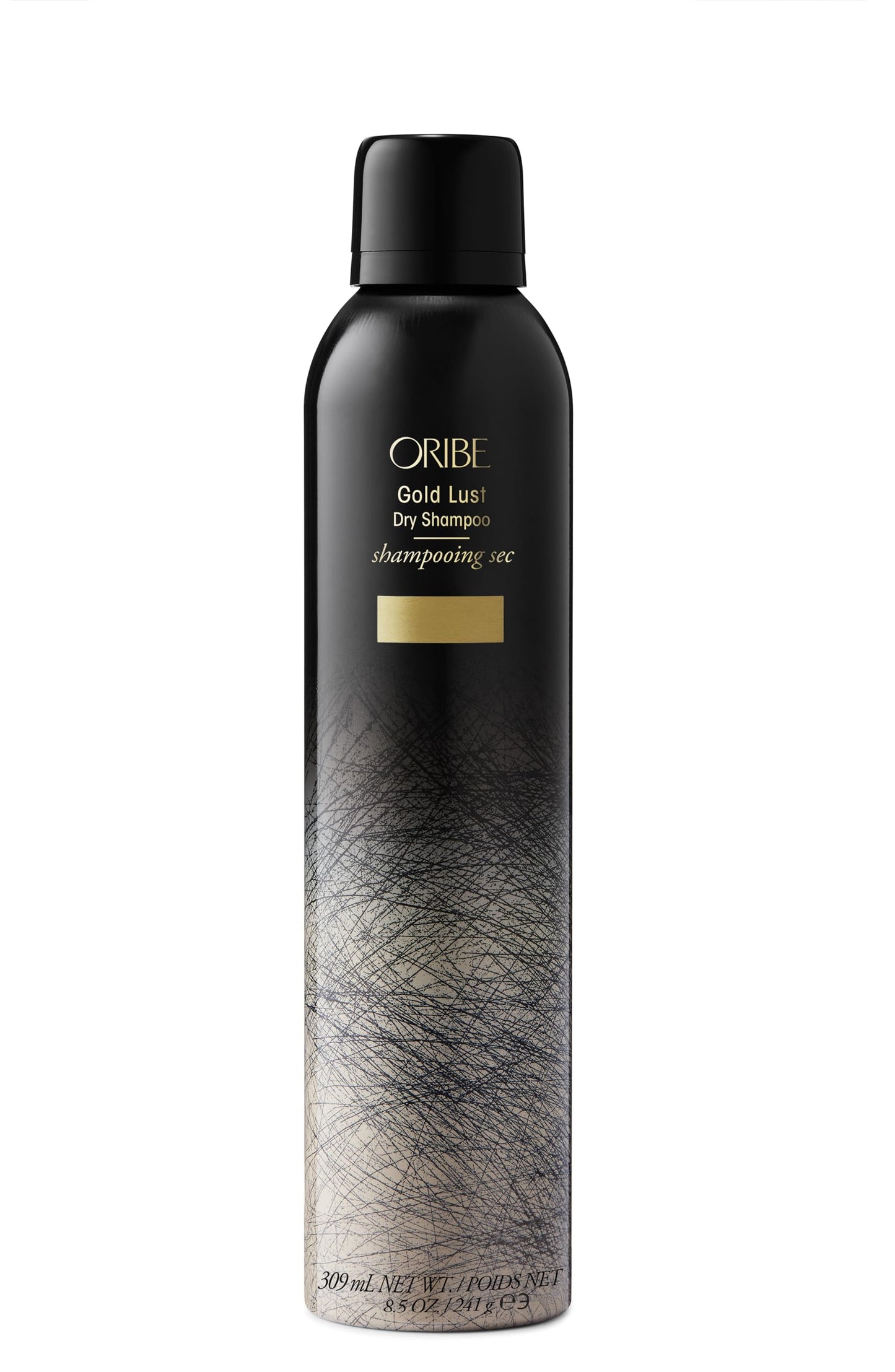 Oribe Gold Lust Dry Shampoo bottle on a white background