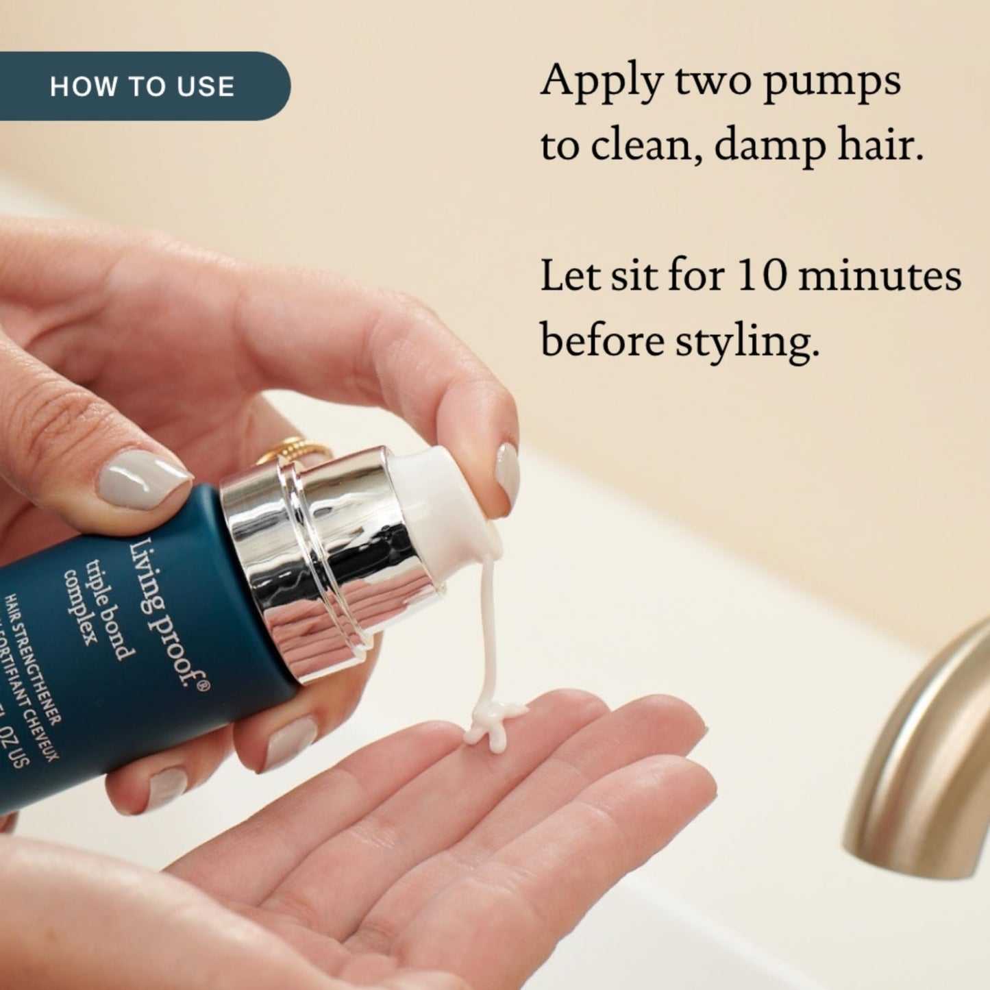 Living Proof Triple Bond Complex Leave-In Treatment & Hair Mask | Repairs Damage, Rebuilds Hair Structure, Heat Protectant for All Hair Types, 1.7 oz