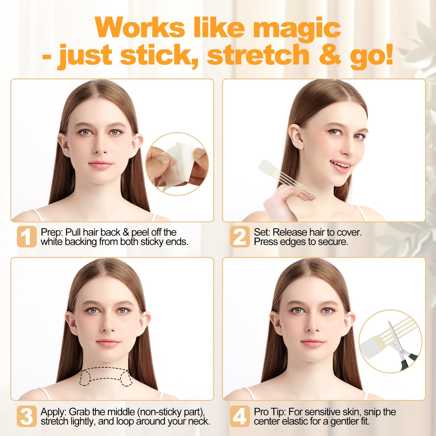 Neck Lift Tape Tightening Tape - Neck Tape Lifting Invisible