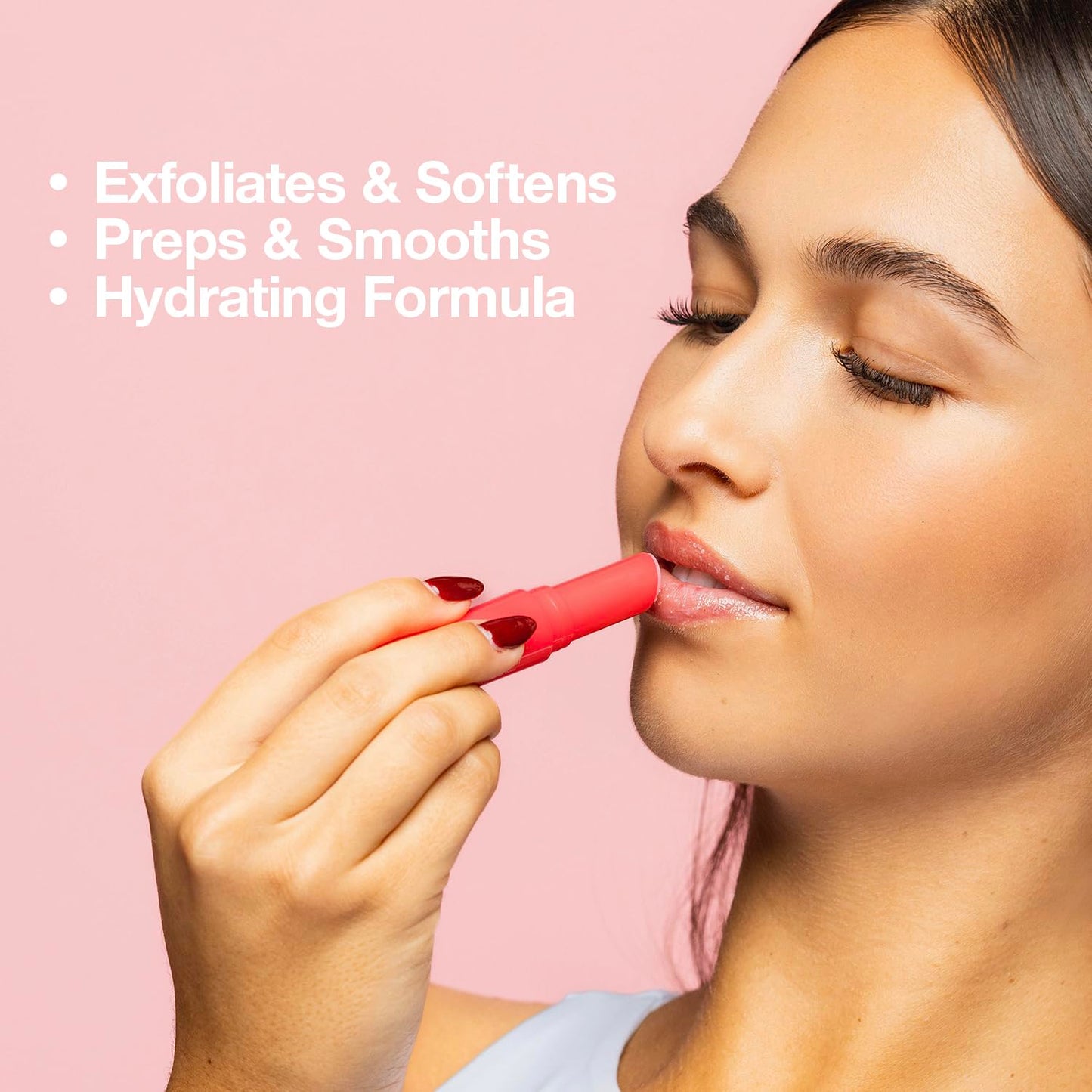 Palladio Lip Scrub Exfoliator – Moisturizing, Scented, Smooths Lips with Watermelon, Coconut & Vitamin E, Vegan & Cruelty-Free