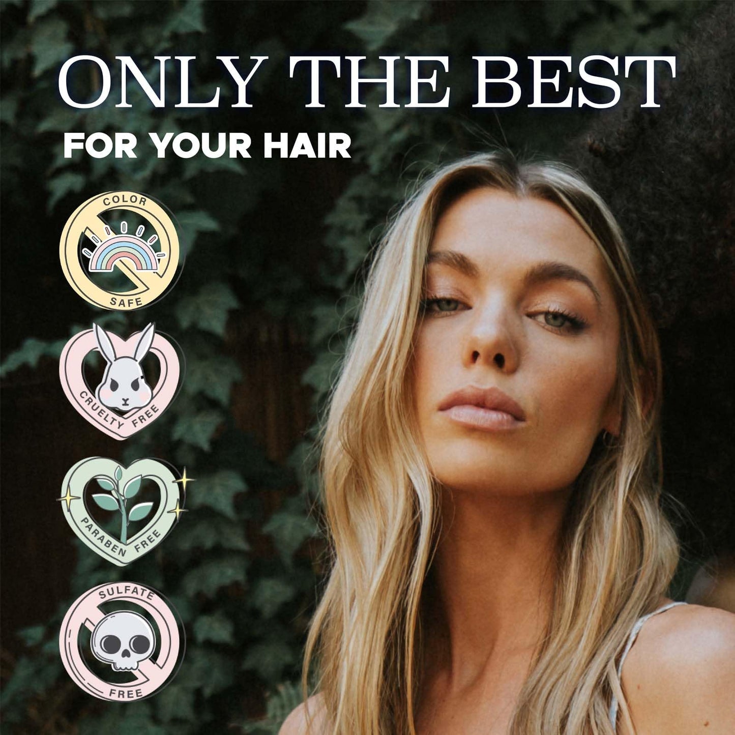 Luseta Rosemary Mint Strengthening Shampoo & Conditioner Set 16.9oz×2 – Nourishes Thin Hair, Reduces Frizz & Adds Shine for All Hair Types