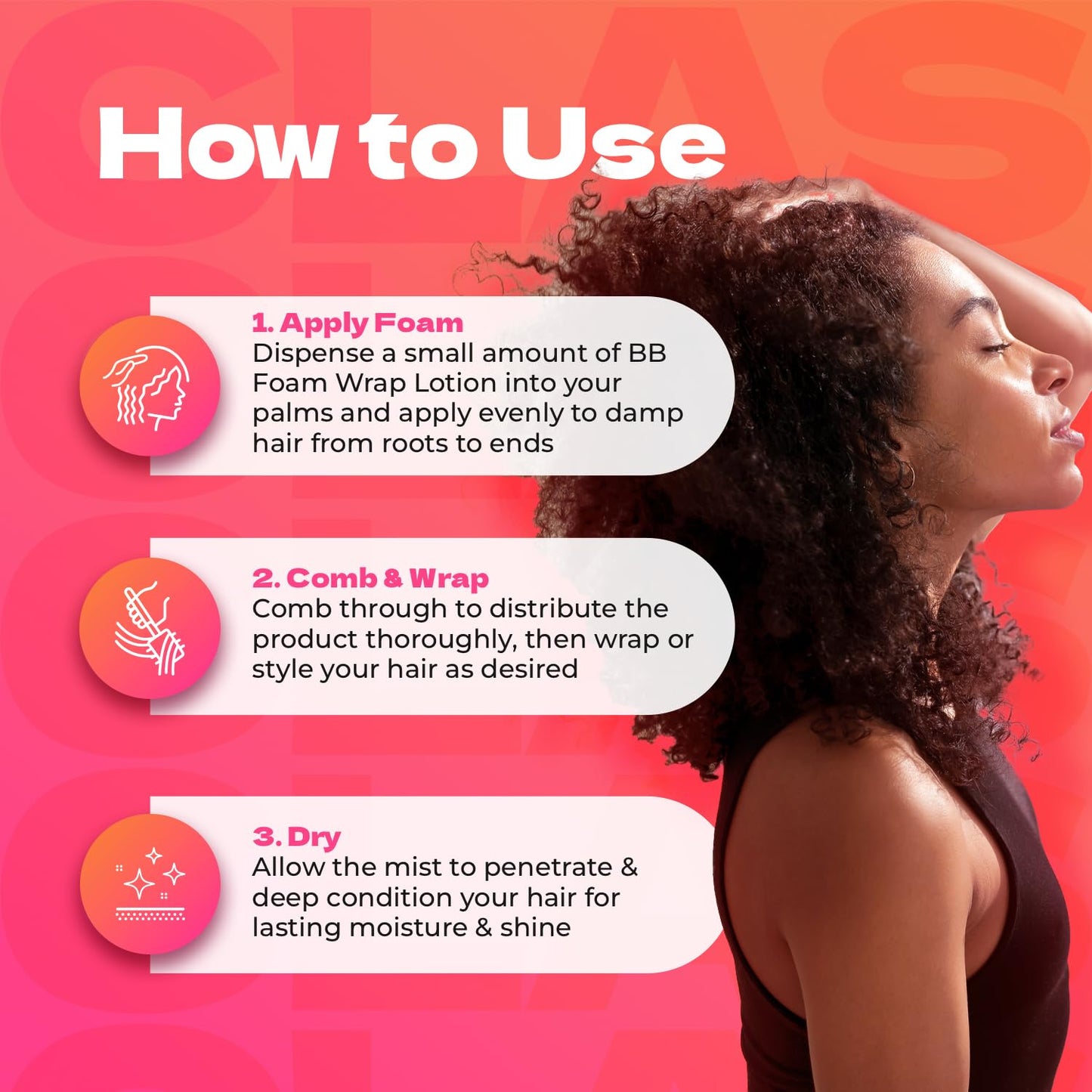 Bronner Bros BB Foam Wrap Lotion with Olive Oil | Moisturizing, Alcohol-Free Formula for Natural & Relaxed Hair | Defines Curls & Sets | 8 oz