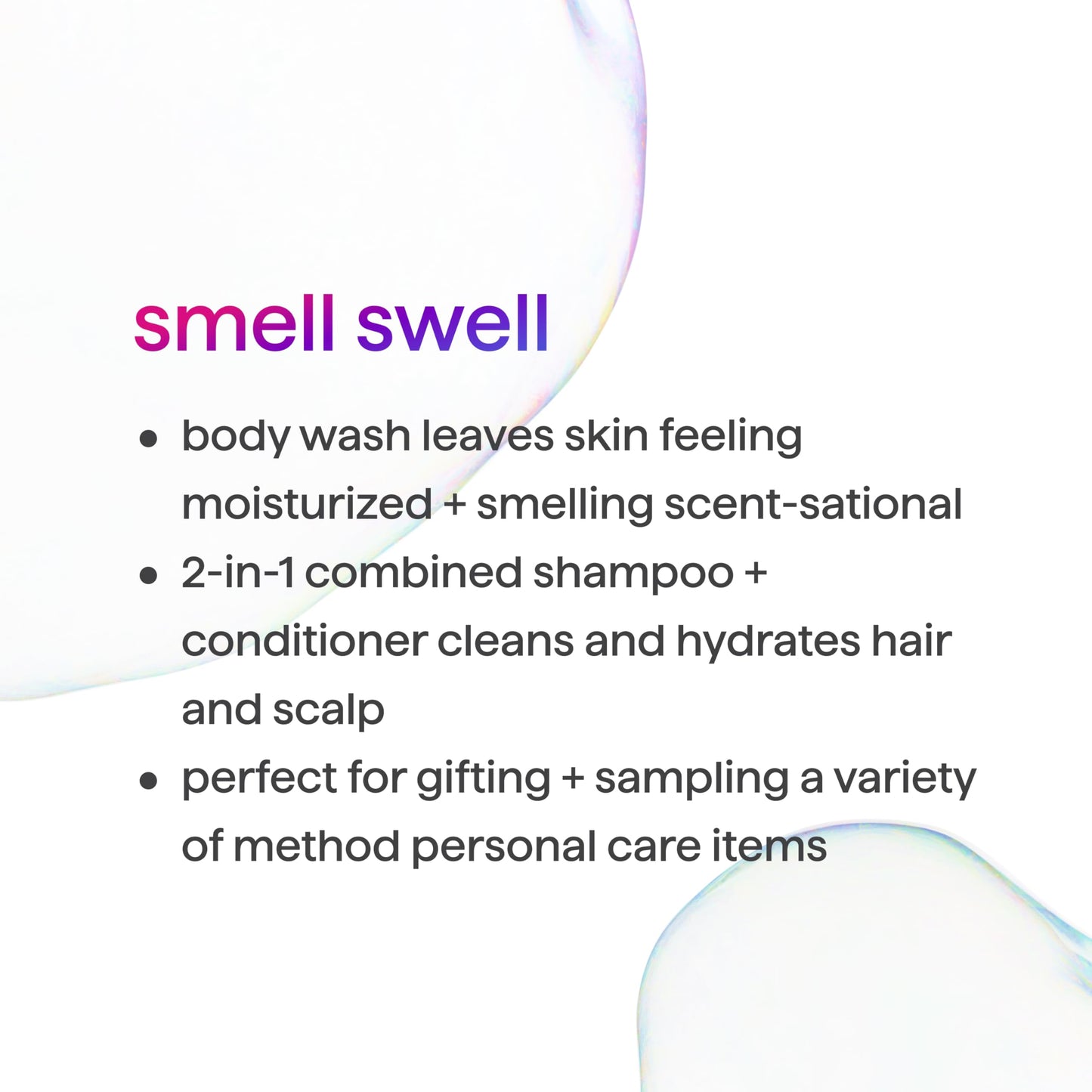 Method 2-in-1 Shampoo and Conditioner (18oz) and Body Wash (18oz) Gift Set, Sea + Surf