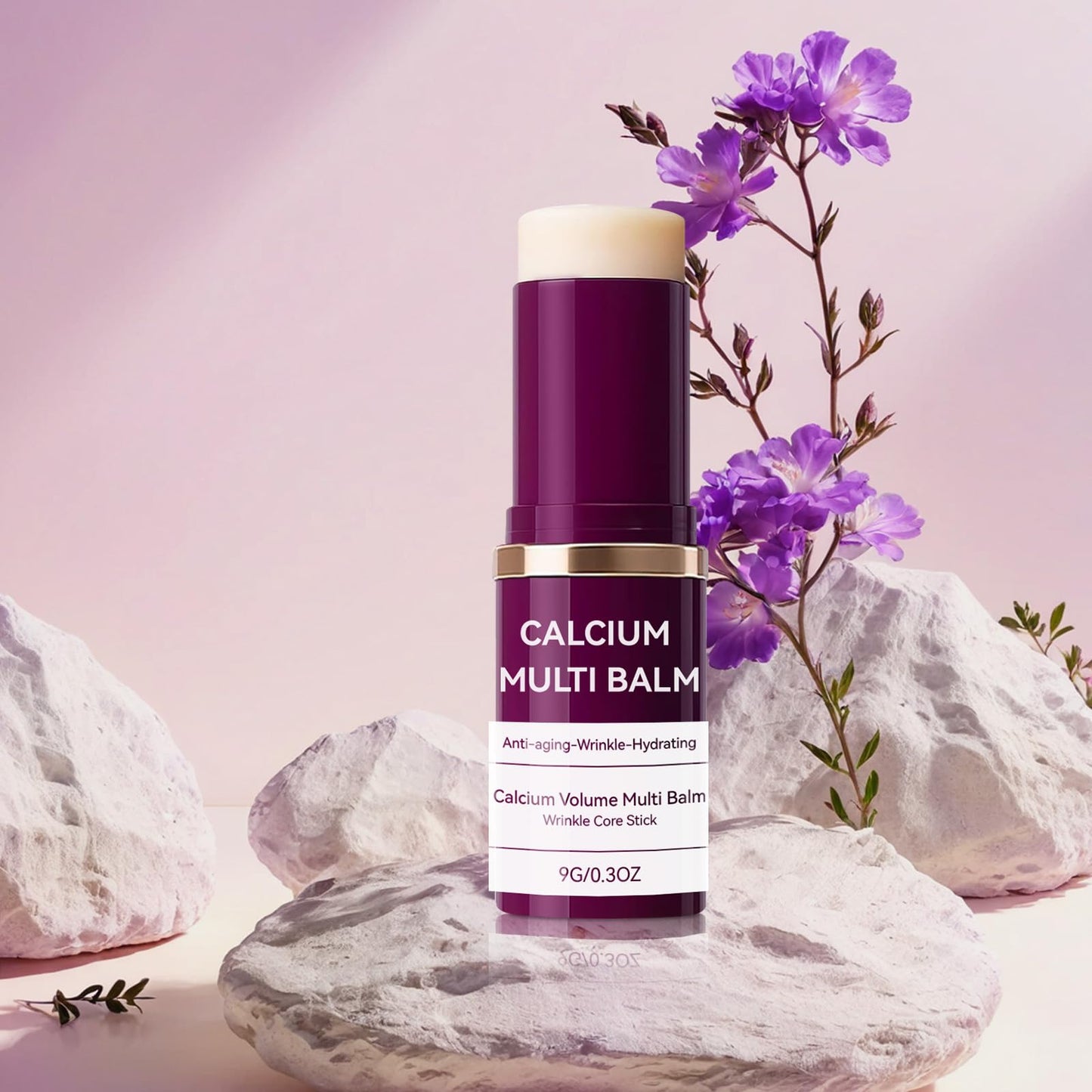 GLPYUEW Cemenrete Calcium Multi Balm - Korean Collagen Moisturizing Stick for Wrinkles, Anti-Aging & Sagging Skin, 1 Pack