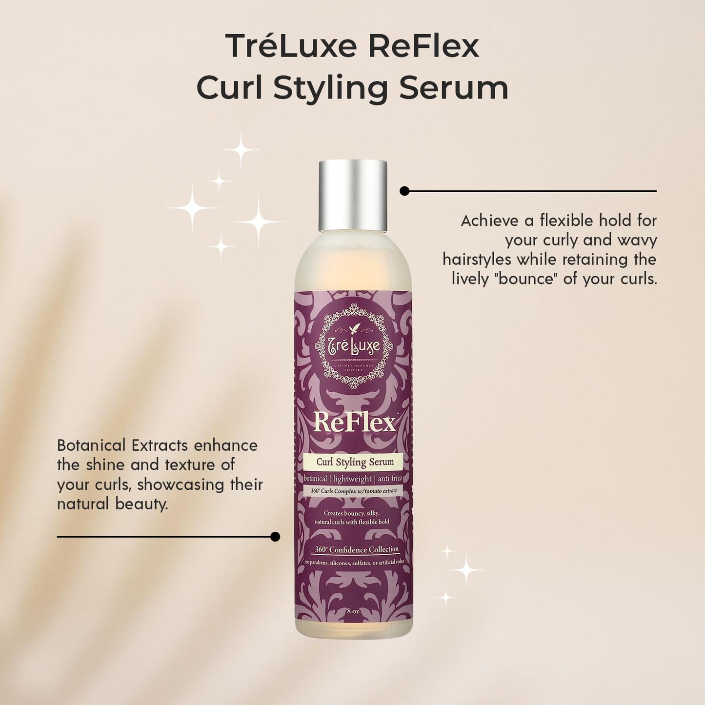 Treluxe Reflex Curl Styling Serum, 8 Fz