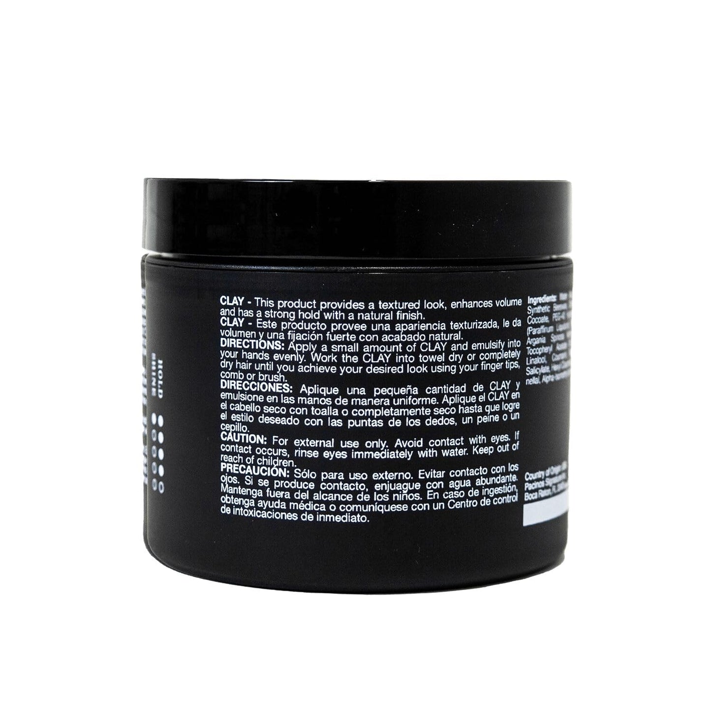 Pacinos Signature Line Clay Hair Paste - Long Lasting Styling Wax with Firm Hold for All Hair Styles 4 Oz