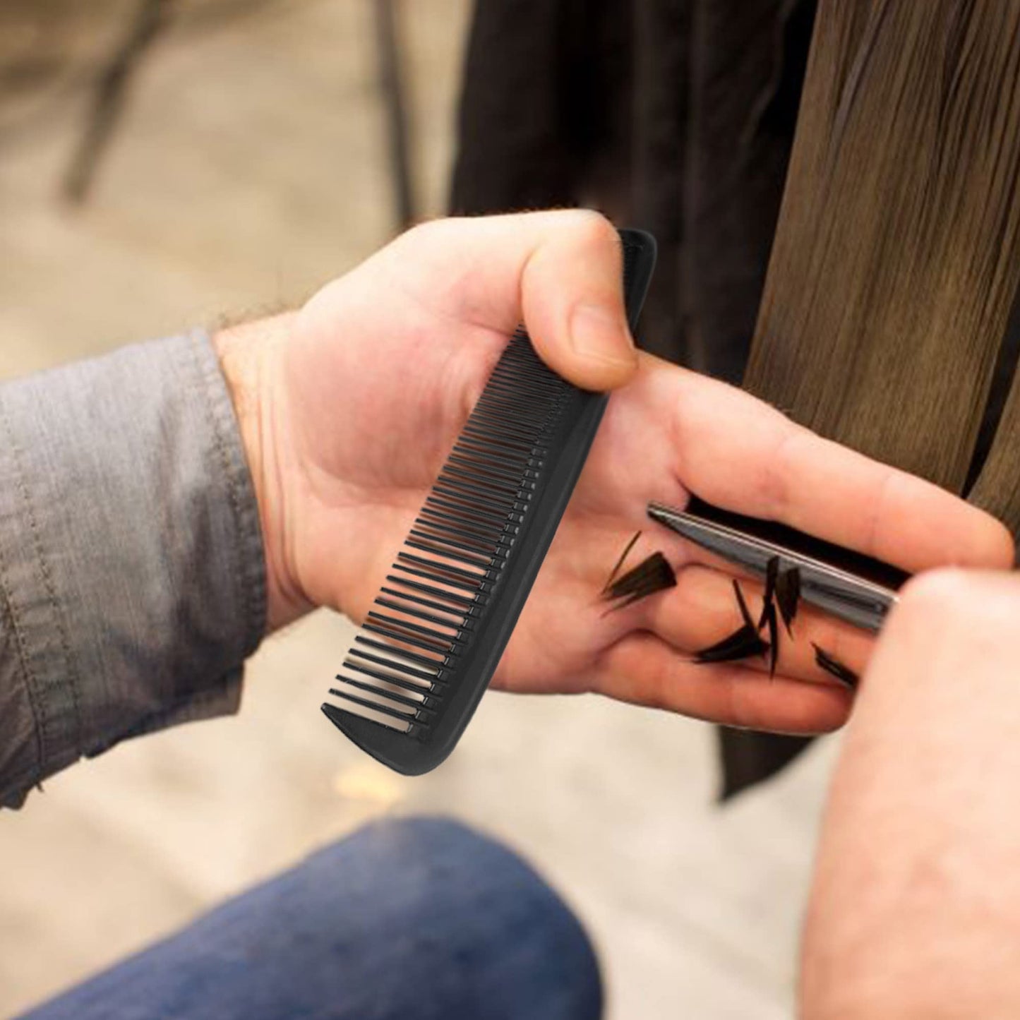 Soft 'N Style Hair Care 4-Pack Comb - Not Breakable - mens comb/fine tooth comb/peines para cabello