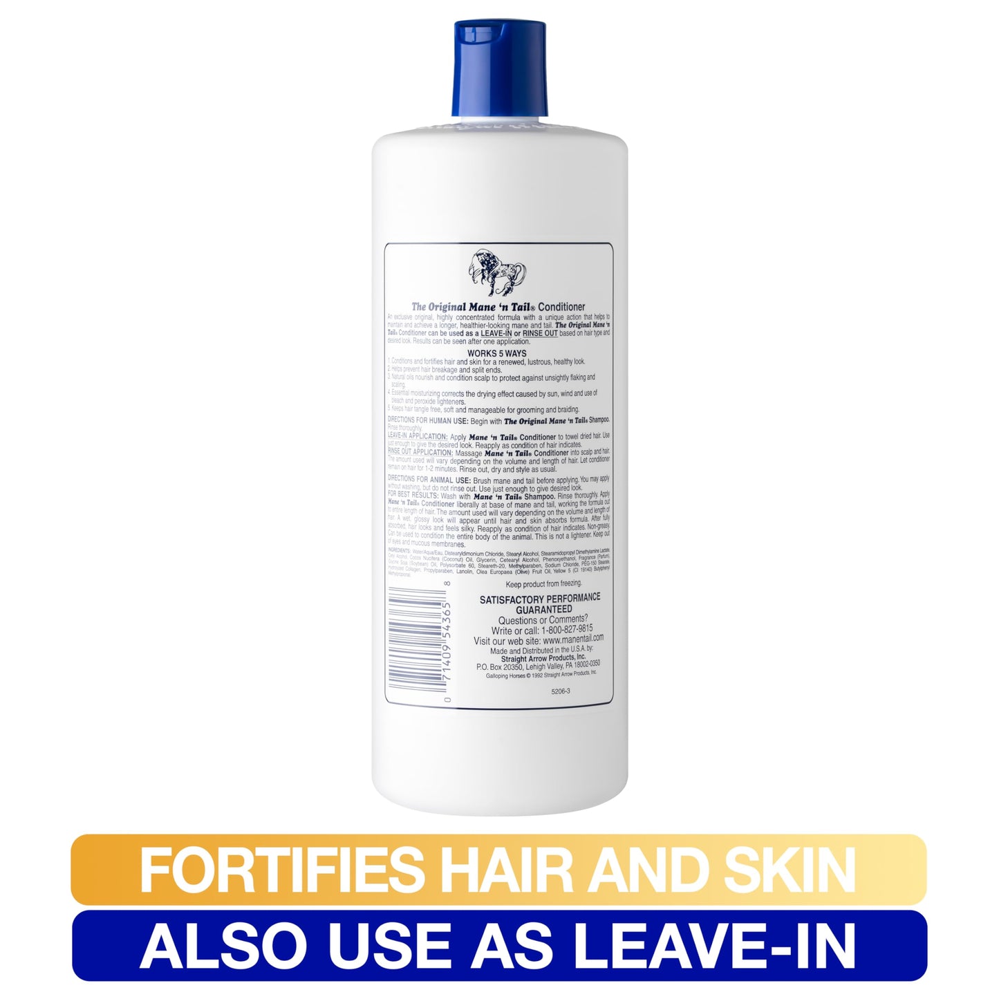 Mane 'n Tail 3 Pc Kit Includes 32 Ounce Shampoo, 32 Ounce Conditioner, 16 Ounce Detangler