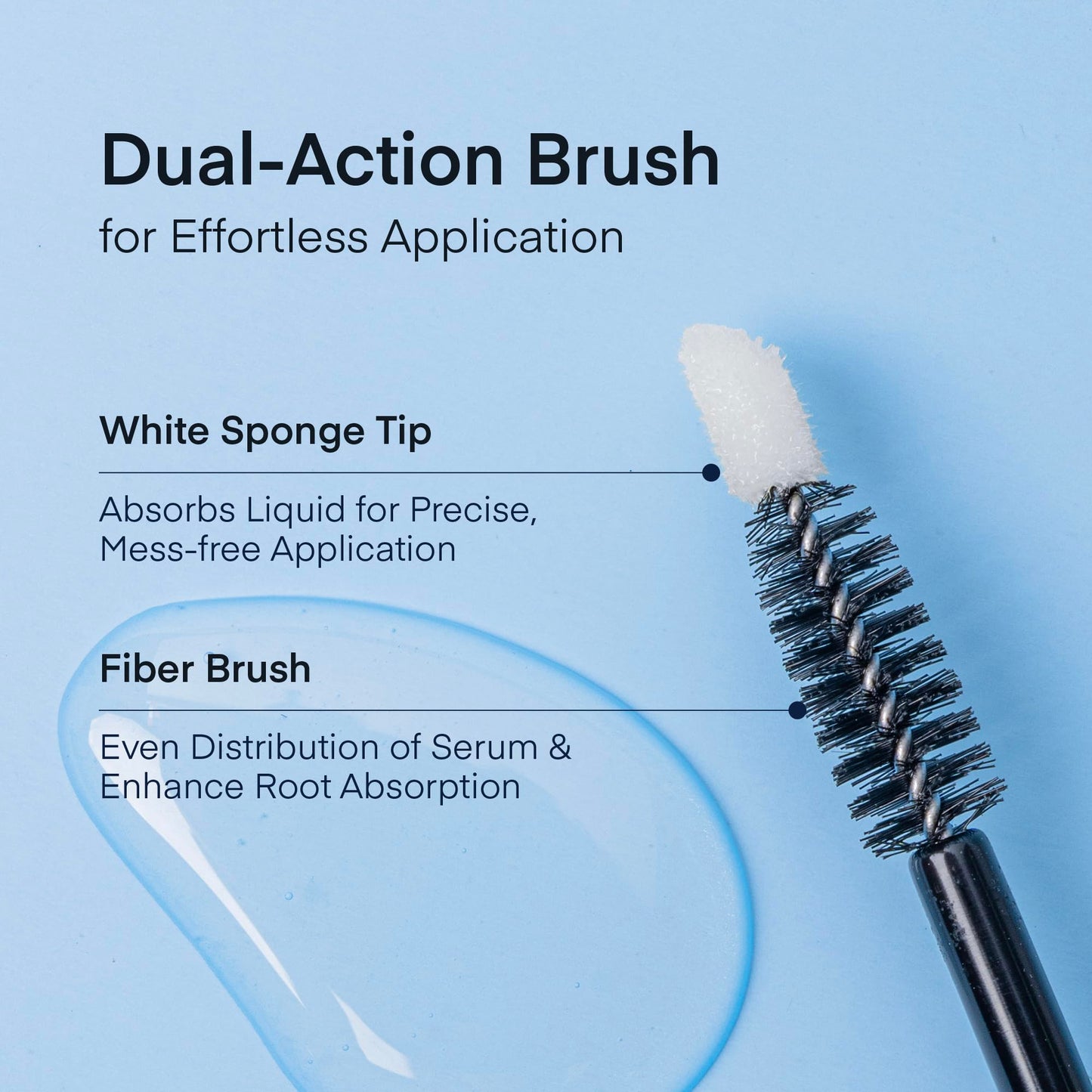 Eyebrow Growth Serum - Natural Eyebrow Serum and Enhancer for Thicker Brows and Grow Bows Faster, Longer, Fuller - 5mL