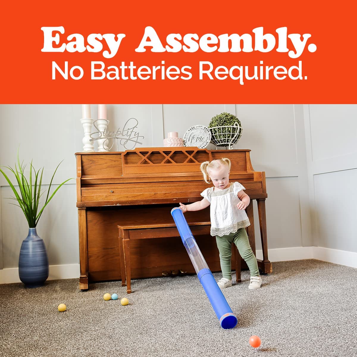 Tot Tube Playset - Toy Car and Ball Ramp Race Track