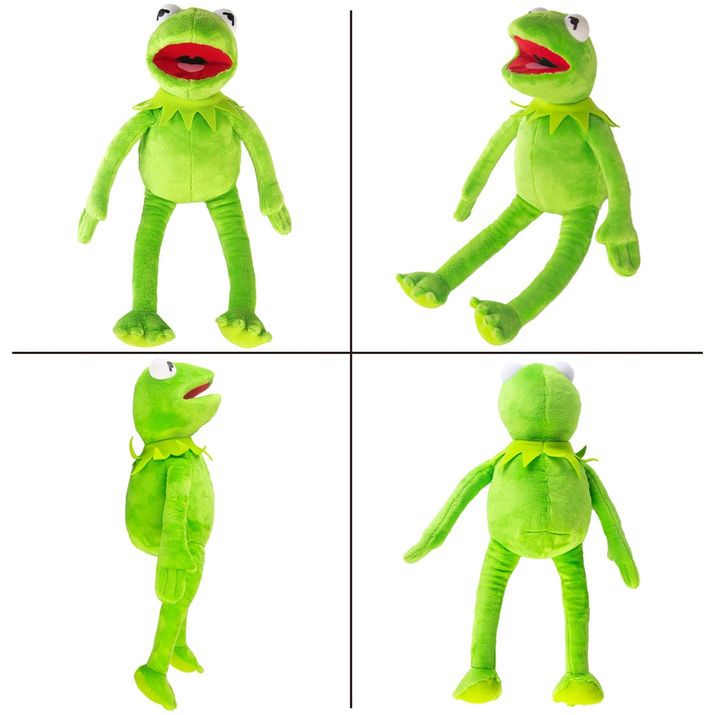 Kermit The Frog Plush, Soft Frog Plush Doll, Halloween Christmas Thanksgiving Gift Ideas for Boys and Girls- 16 Inches