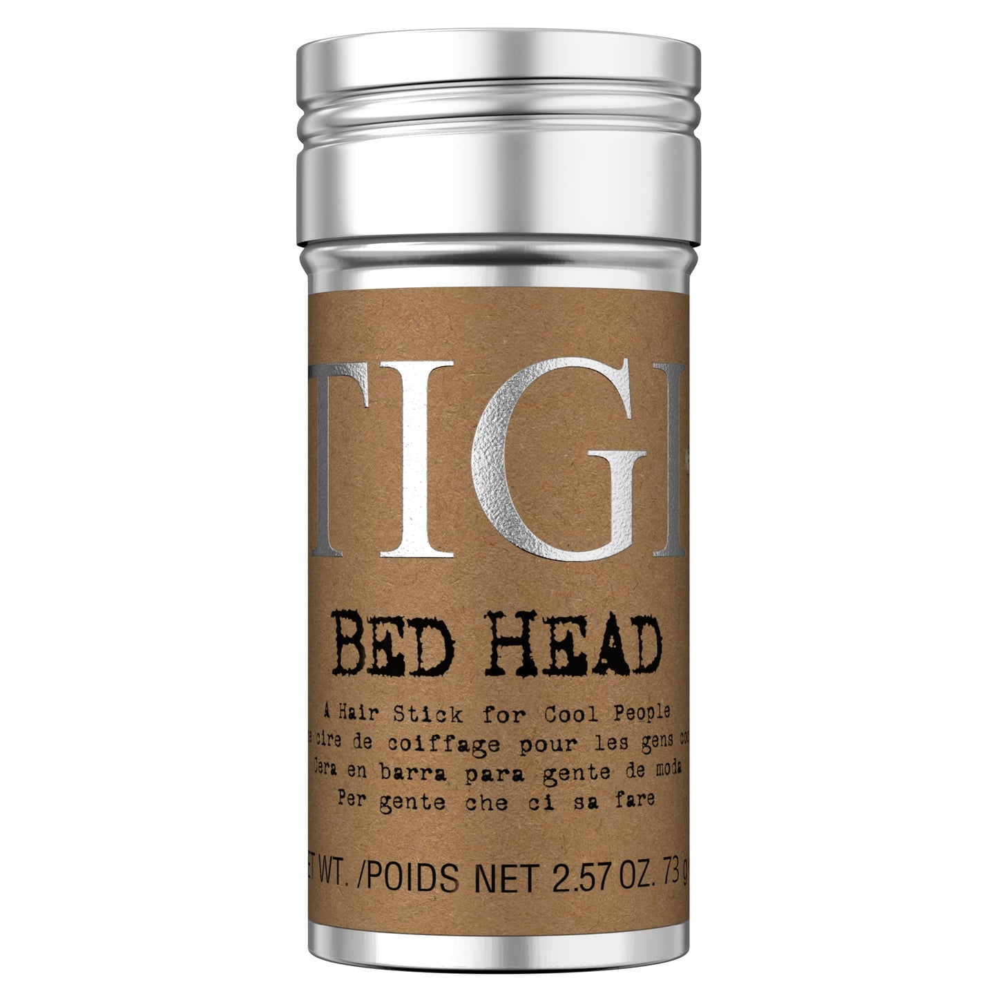 TIGI Bed Head Hair Wax Stick – Strong Hold with Triple Wax Formulation for Slick Back Hair Styling and Smoothing Flyaways, 2.57 oz