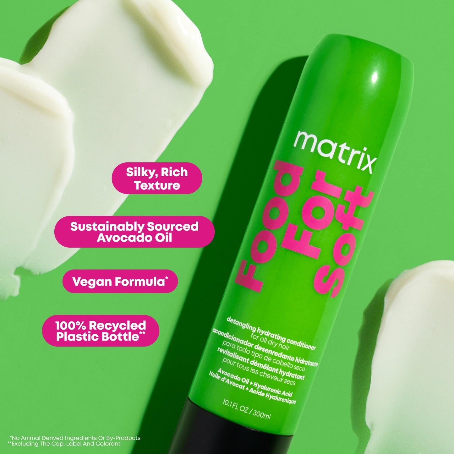 MATRIX Food For Soft Hydrating Conditioner 10.1 Fl Oz – Moisturizing Conditioner for Dry, Brittle Hair with Avocado Oil & Hyaluronic Acid, Vegan Formula