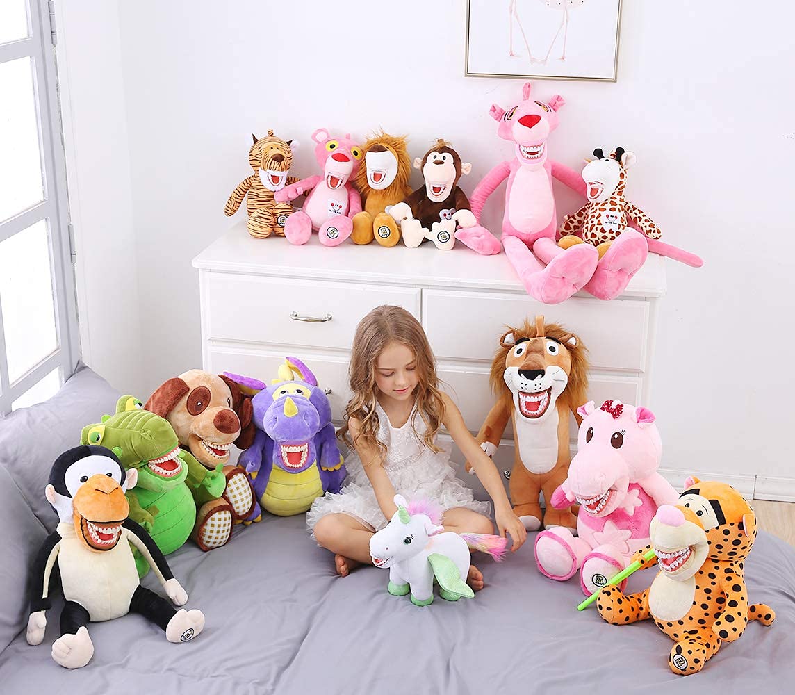 YOUYA DENTAL Tooth Fairy Plush Lion – Educational Oral Health Doll Puppet with Teeth for Kids, Boys & Girls