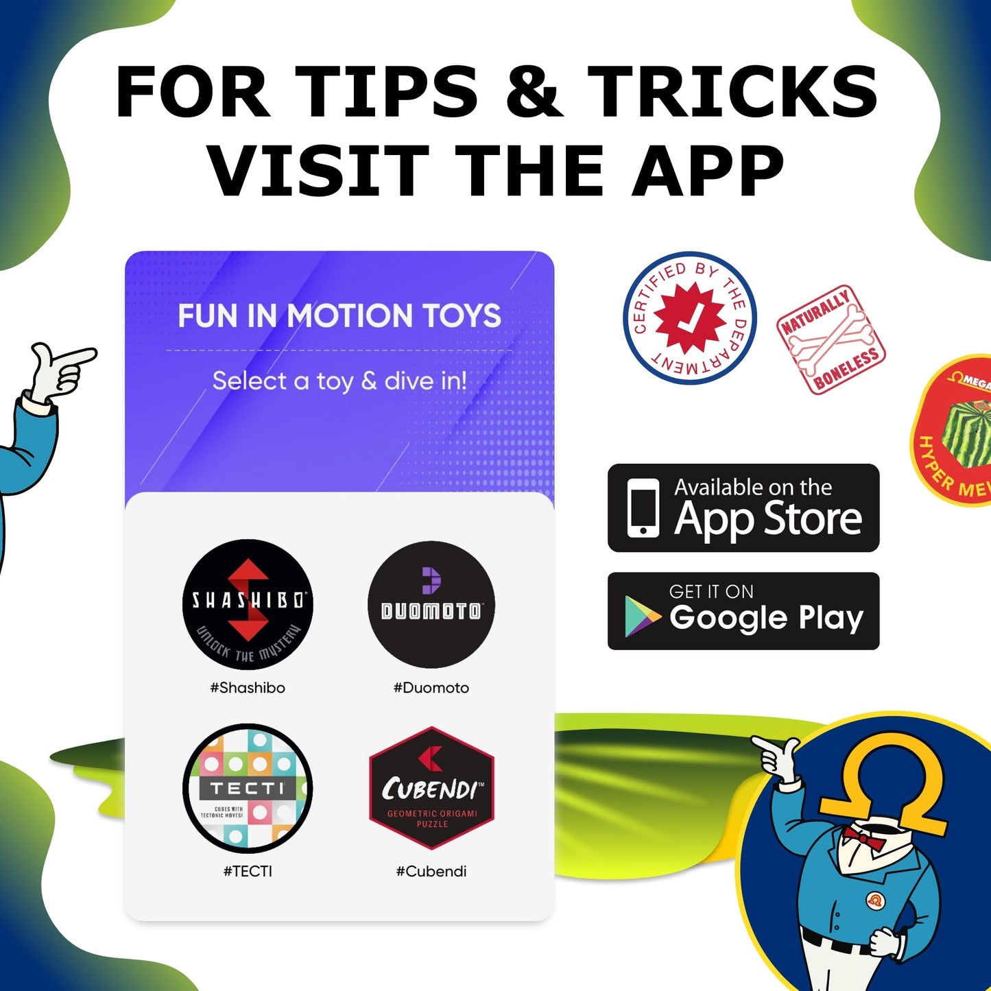 SHASHIBO Shape Shifting Box Fidget Toy, 36 Magnets, Transforms into 70+ Shapes, Sensory & Stress Relief Gift for Kids, Teens & Adults