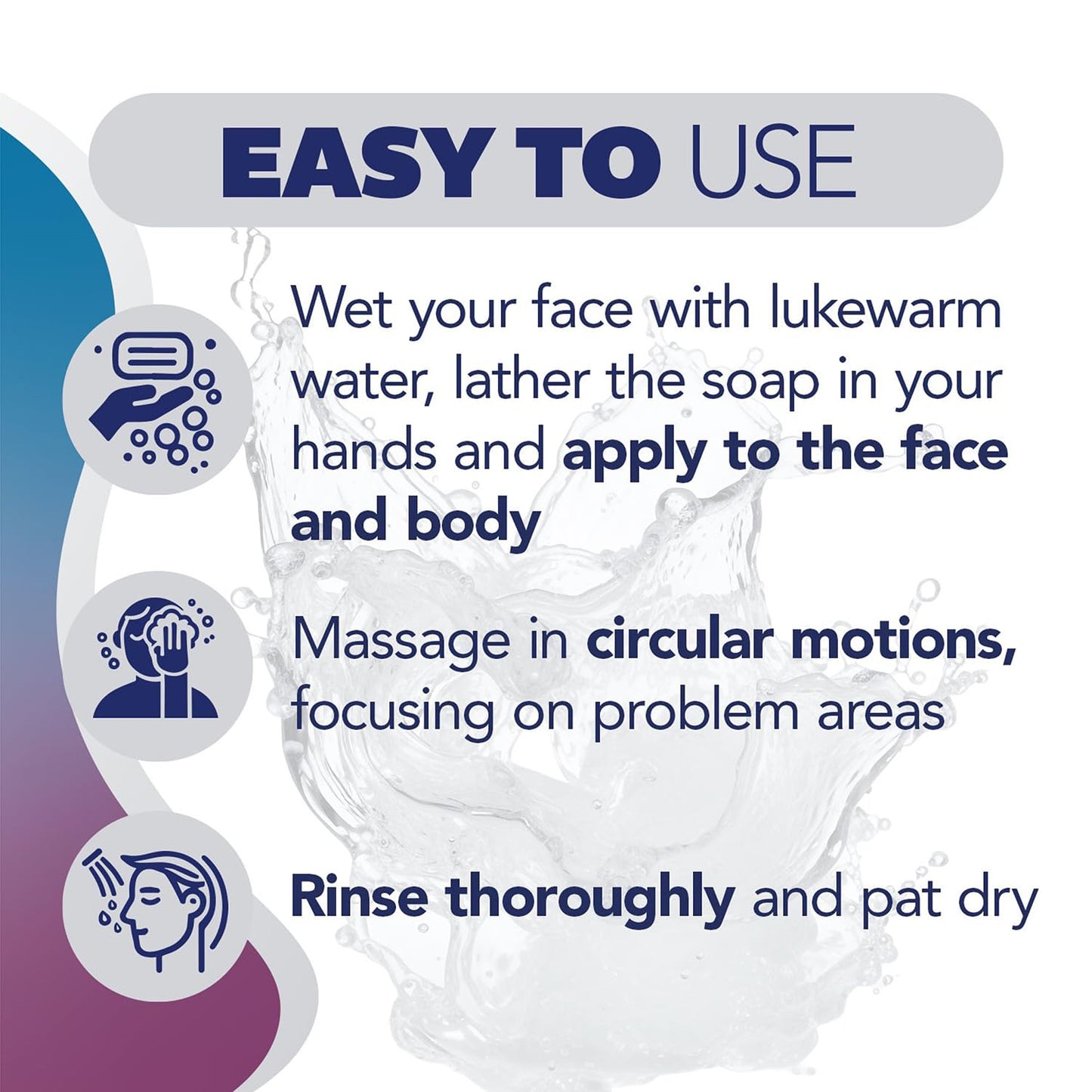 Asepxia Acne Treatment Bar Soap 5-Pack, 1.8% Salicylic Acid, Baking Soda, Deep Cleansing Face Wash for Pimples & Blackheads, 4 Oz