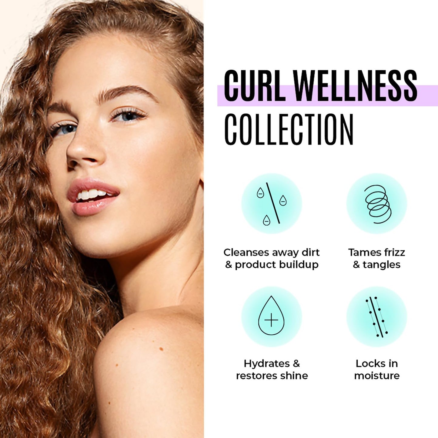 Malibu C Curl Partner Wellness Remedy (1 Packet) | Removes Mineral Buildup for Healthier, Bouncier Curls | Gentle Antioxidants for Curly Hair Care