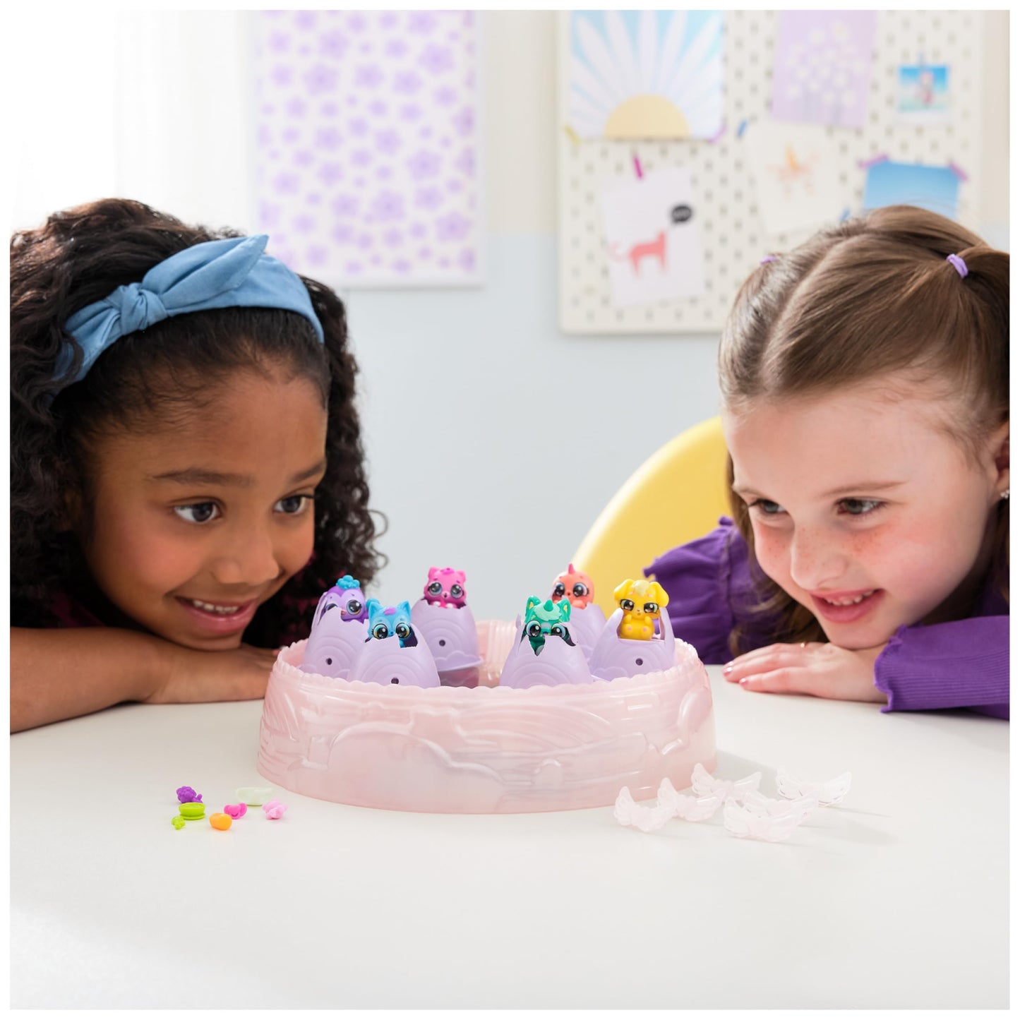 Hatchimals Alive, Rainbow Hatchery with 6 Mini Figures in Color Reveal Eggs & Over 10 Accessories, Kids Toys for Ages 3 and up