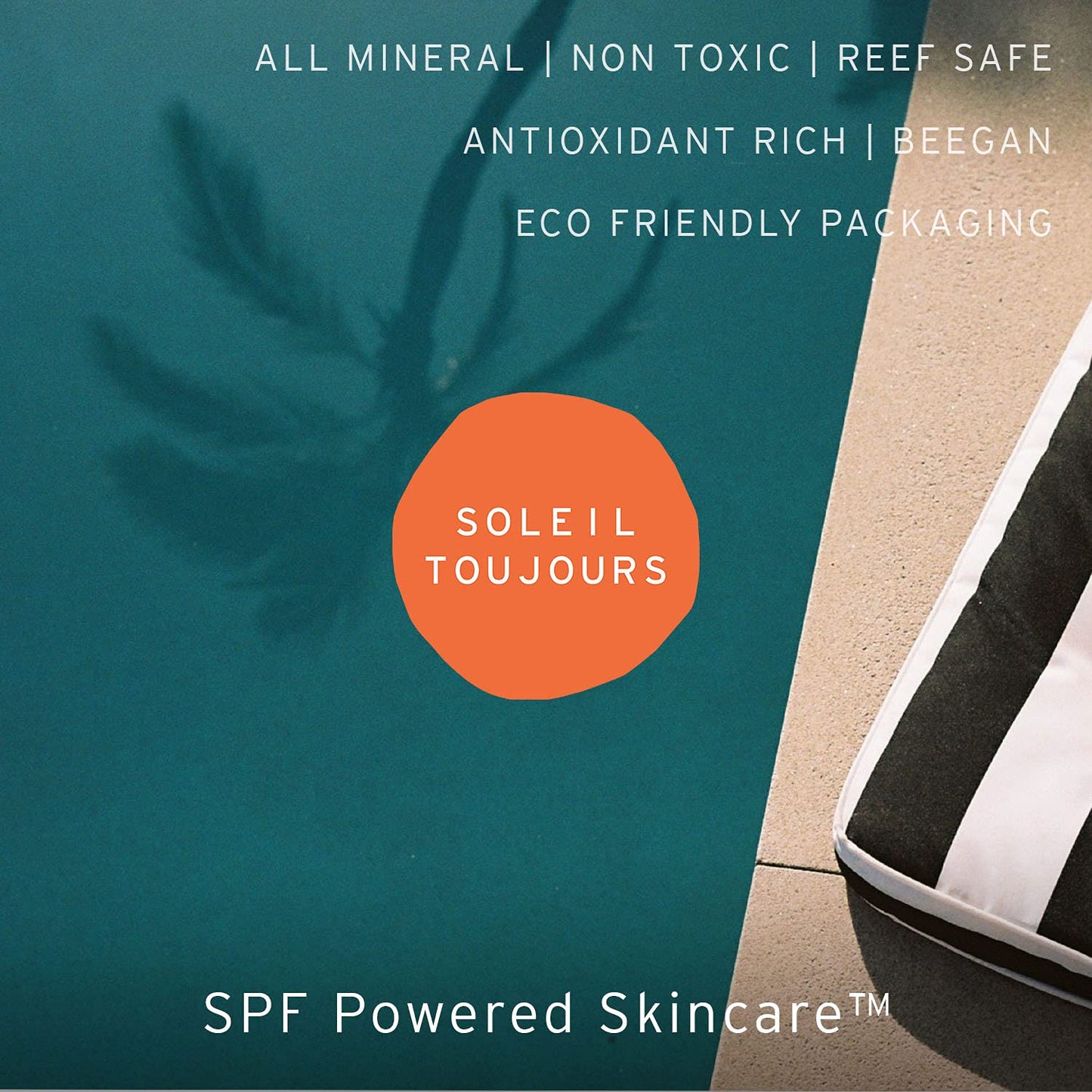 Soleil Toujours EcoSun Complex® Mineral Lip Mask SPF 15 - Peptide-Infused Clear Sunscreen Treatment for Volumizing, Collagen-Boosting & Deep Hydration