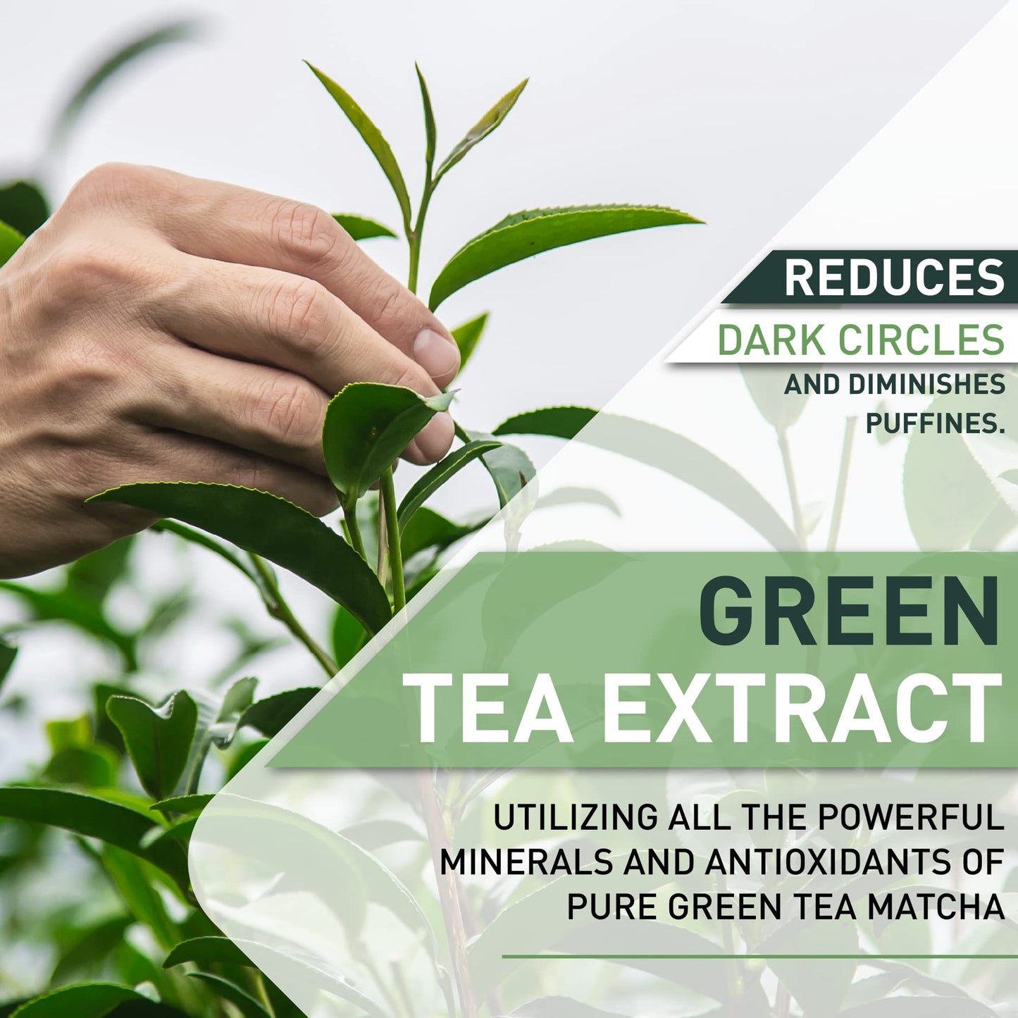 Green Tea Matcha Eye Mask, 30 Pairs Collagen Patches for Wrinkles, Fine Lines, Puffy Eyes & Under Eye Bags, Anti-Aging Gel Pads