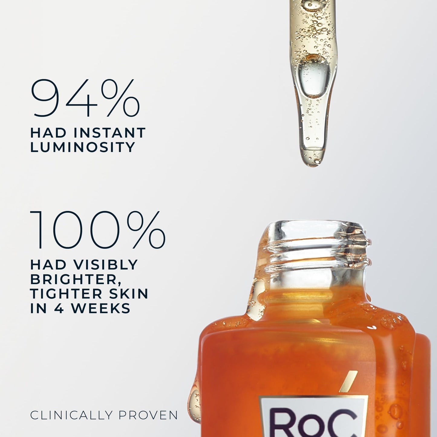 RoC Multi Correxion Revive + Glow Vitamin C Serum 10% – Daily Anti-Aging, Wrinkle & Brightening Face Treatment, 1 fl. oz
