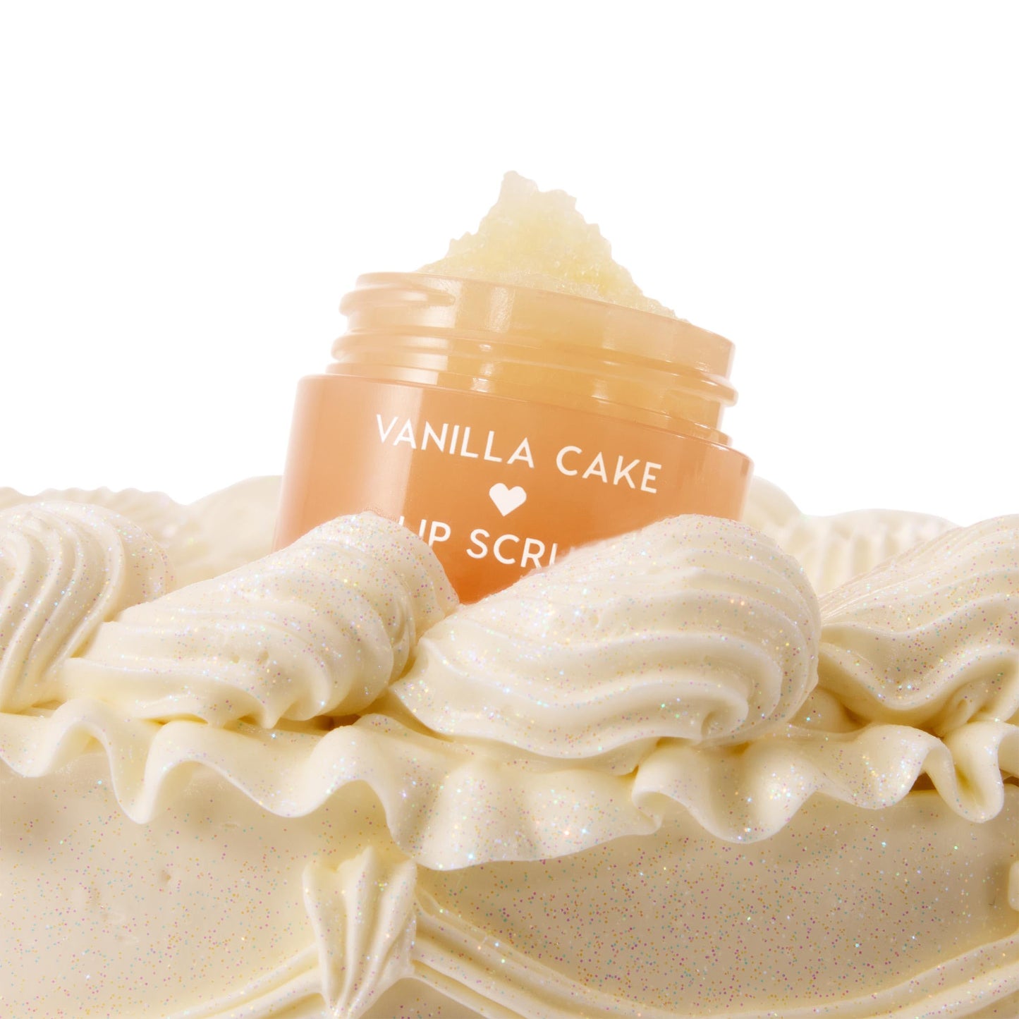 ColourPop Fresh Kiss Exfoliating Lip Scrub - Nourishing Lip Exfoliator to Gently Buff & Soften Skin - Enriched with Cocoa & Shea Butter to Lock in Moisture - Vanilla Cake (0.37 oz)