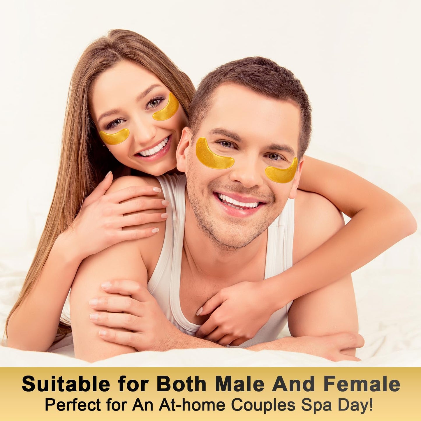 Tibobo 24K Gold Under Eye Patches (24 Pairs) – Collagen Eye Masks for Dark Circles, Puffiness, Fine Lines, Anti-Aging & Nourishing