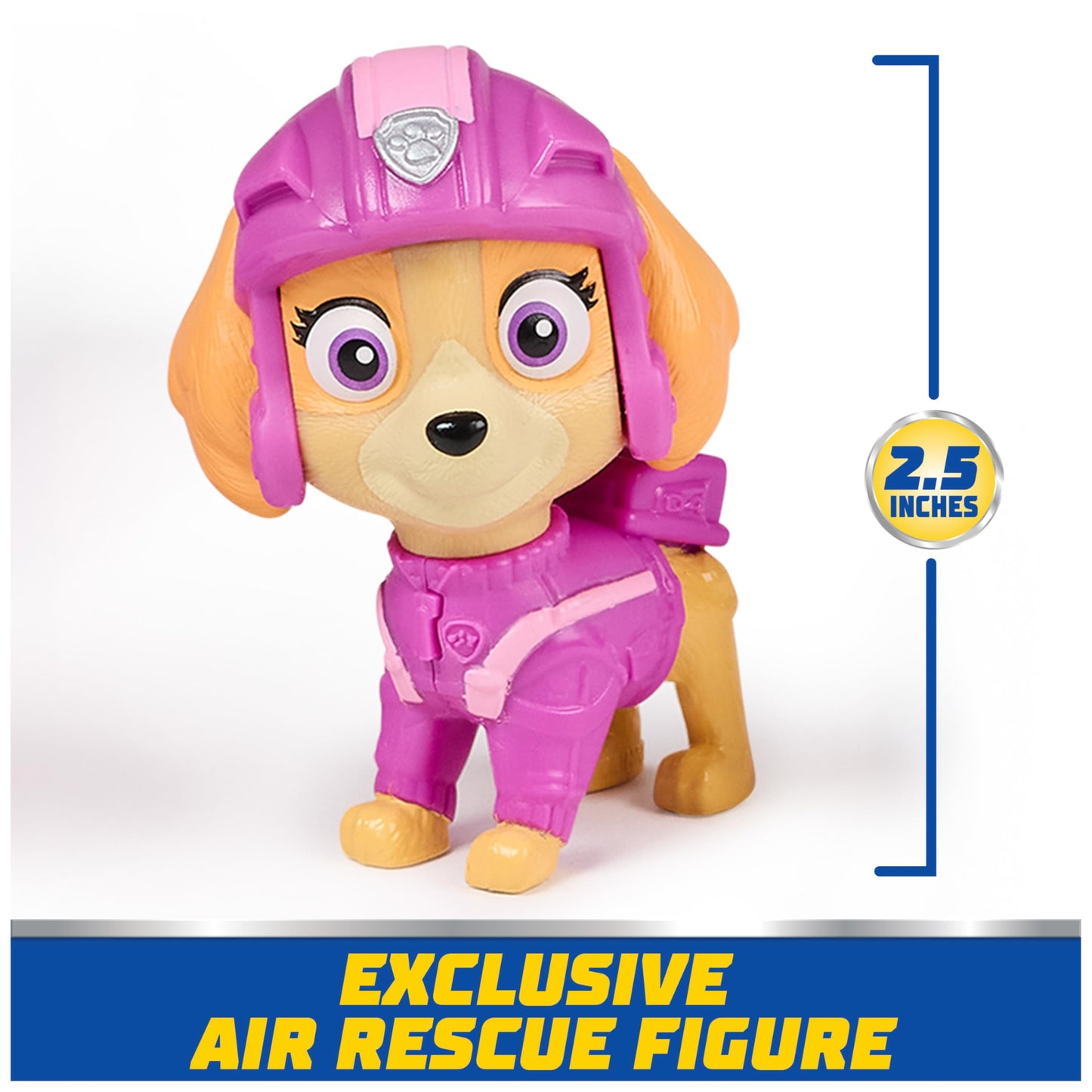 PAW Patrol: Air Rescue Skye Action Figure & Hero Claw Jet Plane with Retractable Claw, Rescue Basket & Bunny, Kids Toys for Boys & Girls Ages 3+