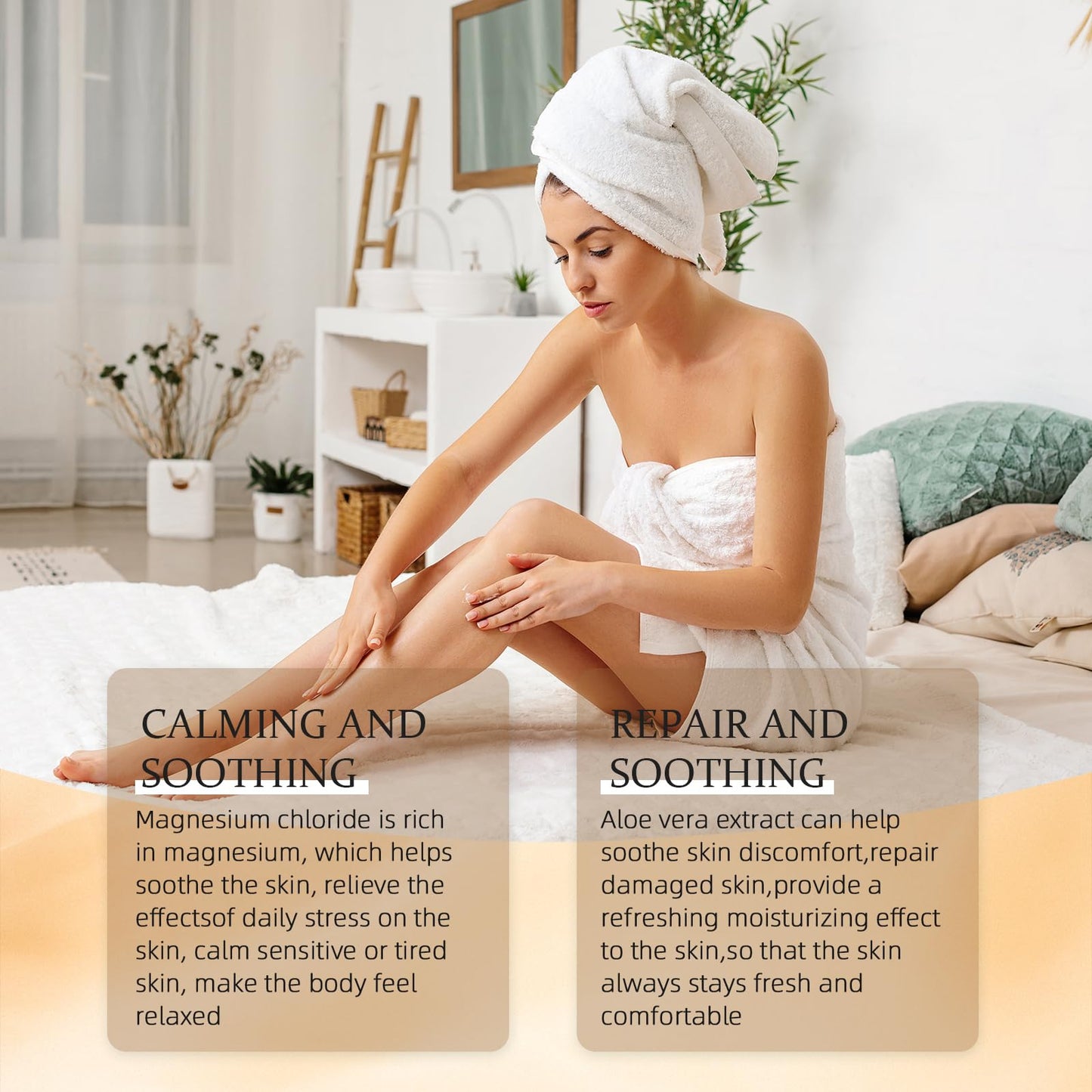 Momma Oasis Neuropathy Cream – Magnesium Lotion & Body Butter for Neuropathy, Deeply Moisturizes, Soft & Smooth Skin, White