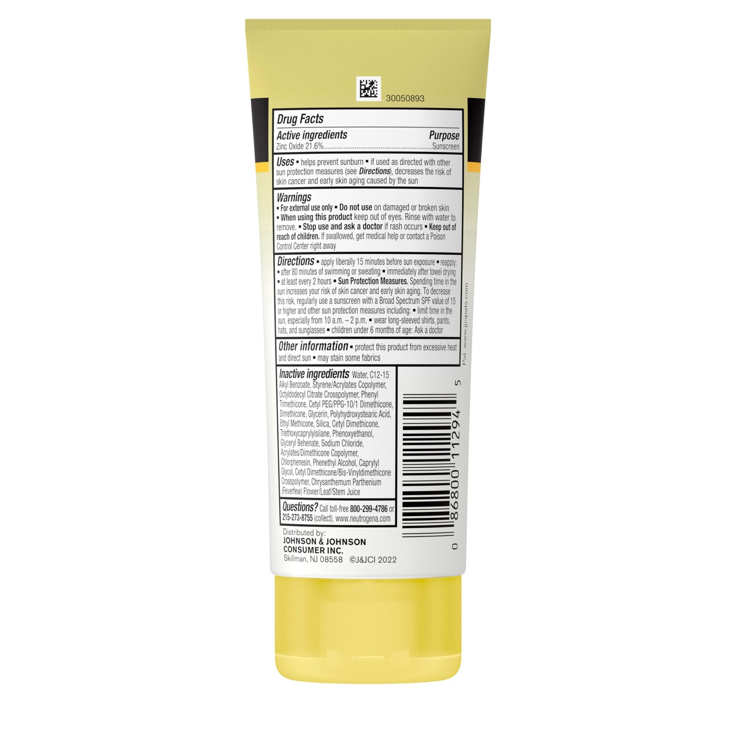 Neutrogena Sheer Zinc Kids Mineral Sunscreen Lotion SPF 50+ | Broad Spectrum UVA/UVB Protection | Water Resistant, Paraben & Fragrance Free, 3 fl oz