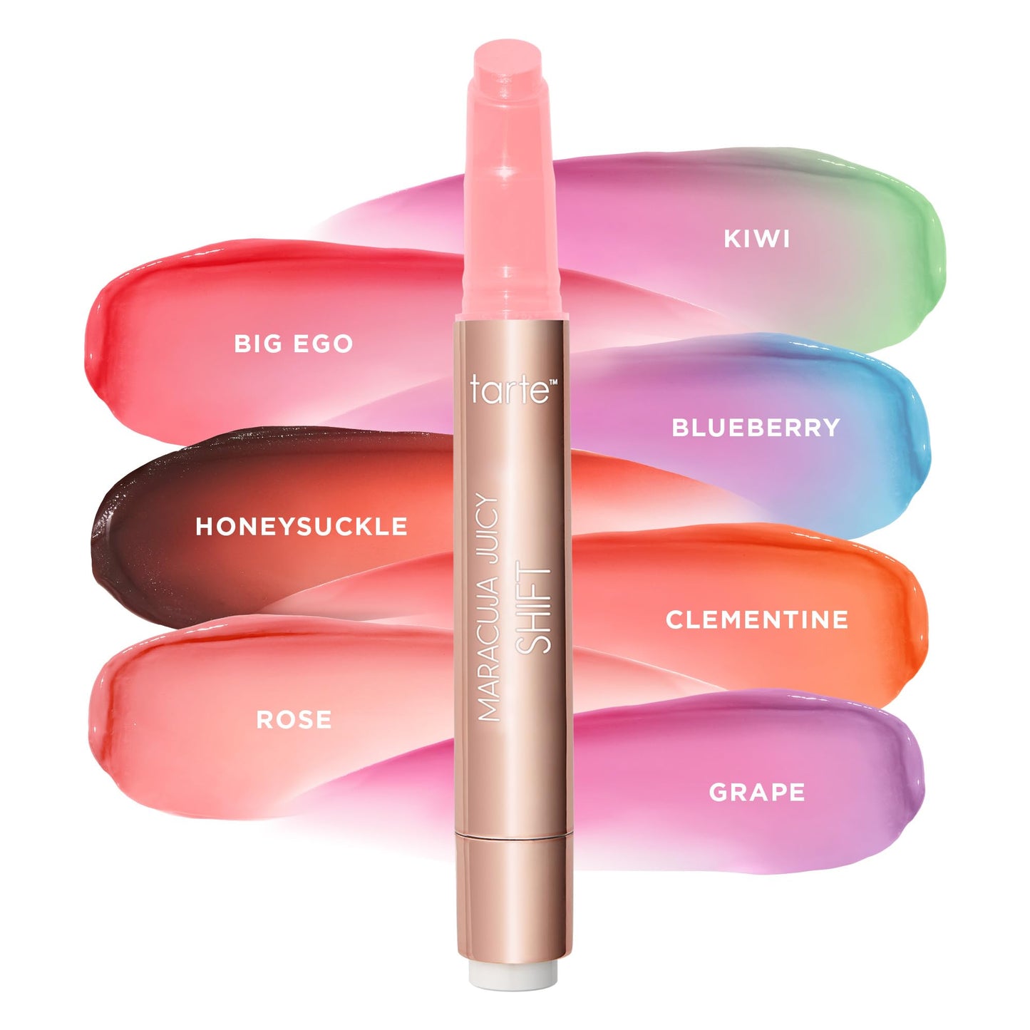 tarte Maracuja Juicy Lip Shift – Hydrating Plumping Lip Gloss with Hyaluronic Acid & Vitamin E, High Shine, Vegan & Cruelty-Free