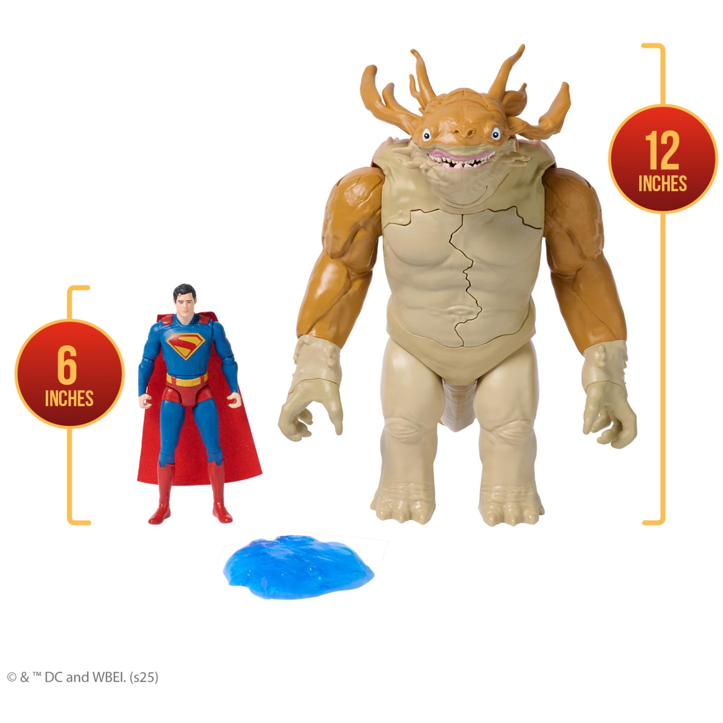 DC Comics, Superman, Superman Vs. Kaiju Slime Battle, Action Figure with GiantKids Playset, Super Heroes Toys for Boys and Girls Ages 4 and Up