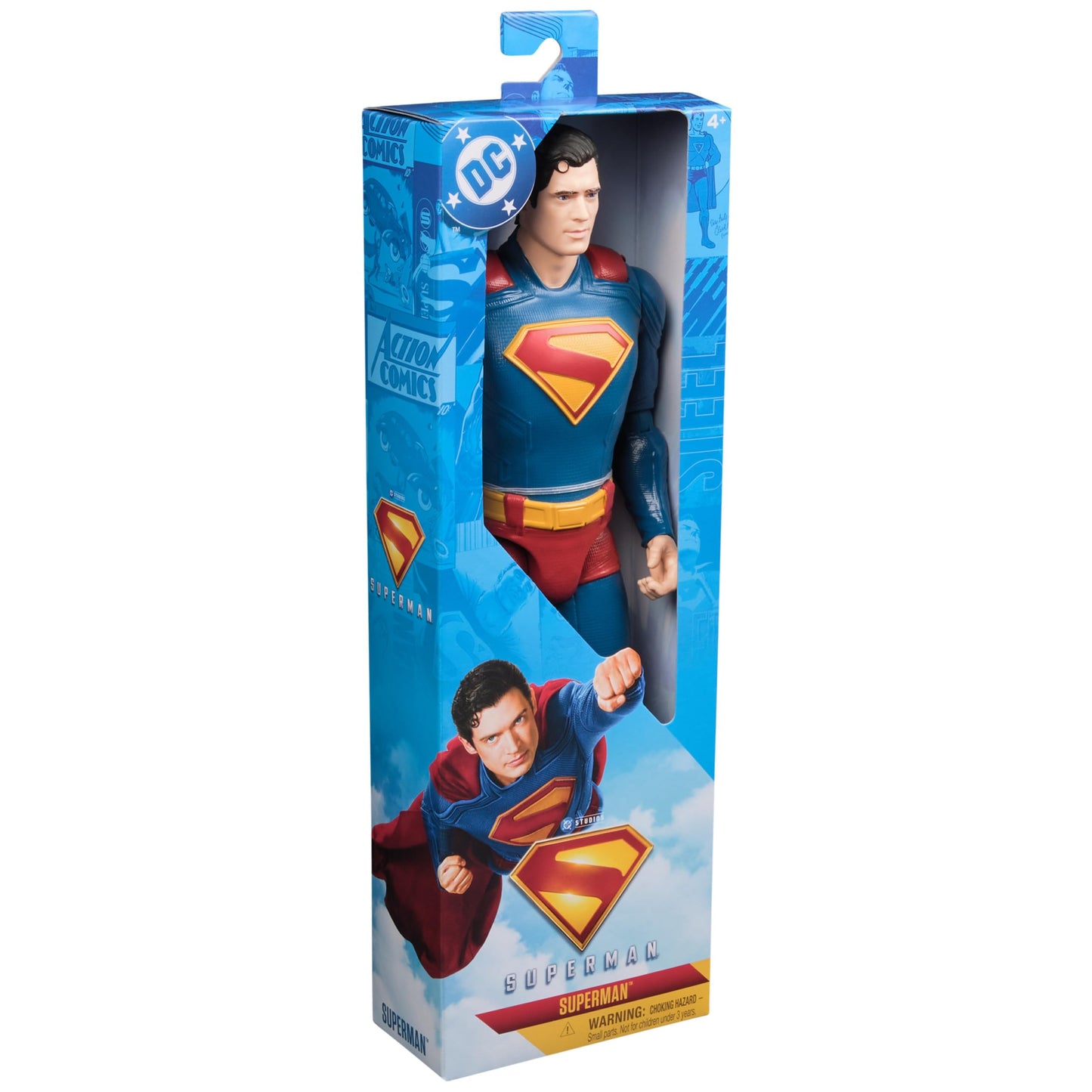 DC Comics, Superman 12-inch Superhero Action Figure, Kids Toys for Boys and Girls Pretend Play, for Ages 4 and Up